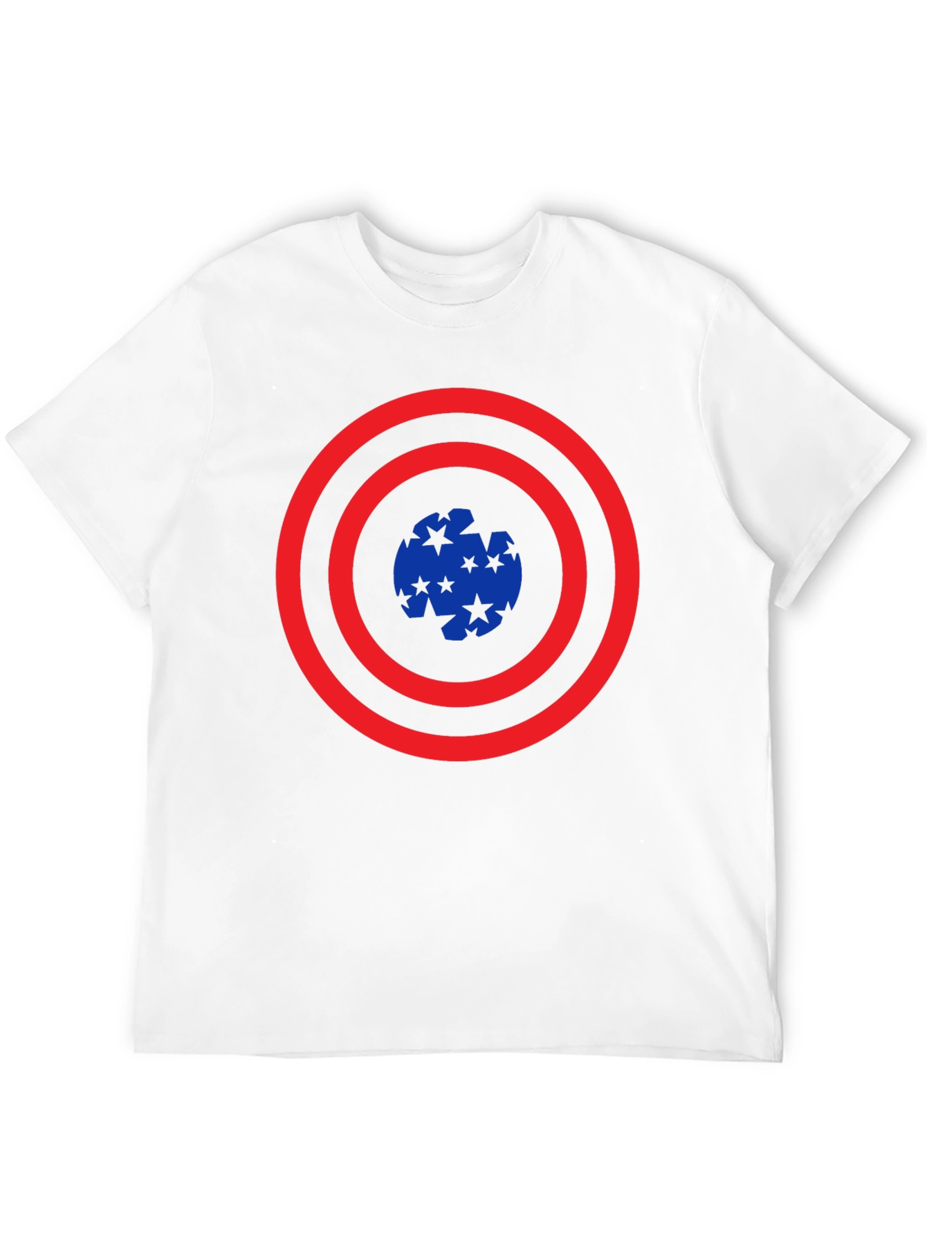 Patriotic Target T-Shirt: Stars & Stripes Style