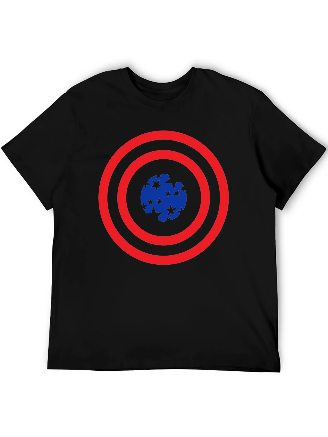 Patriotic Target T-Shirt: Stars & Stripes Style