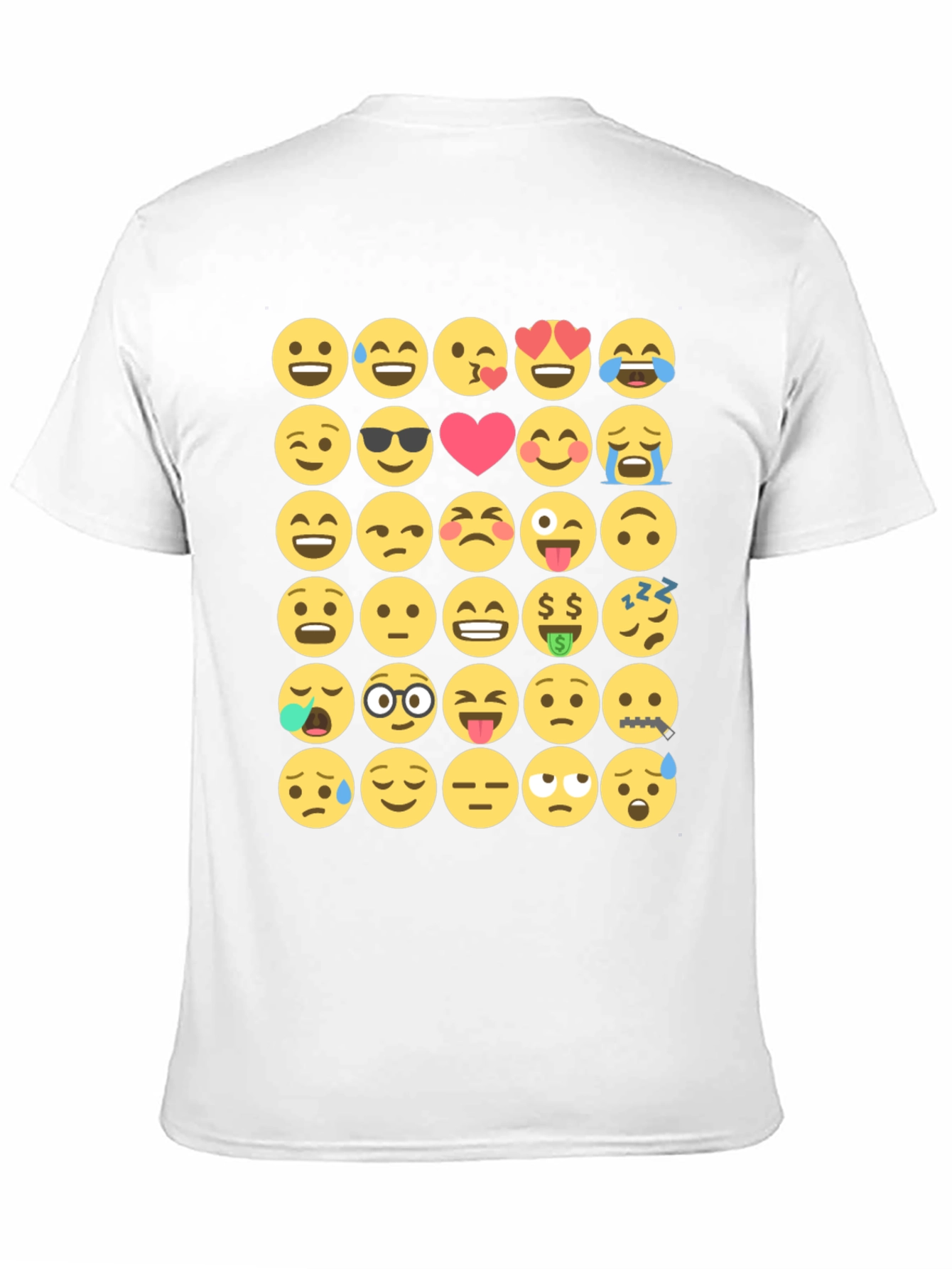 Emoji Mania Black T-Shirt