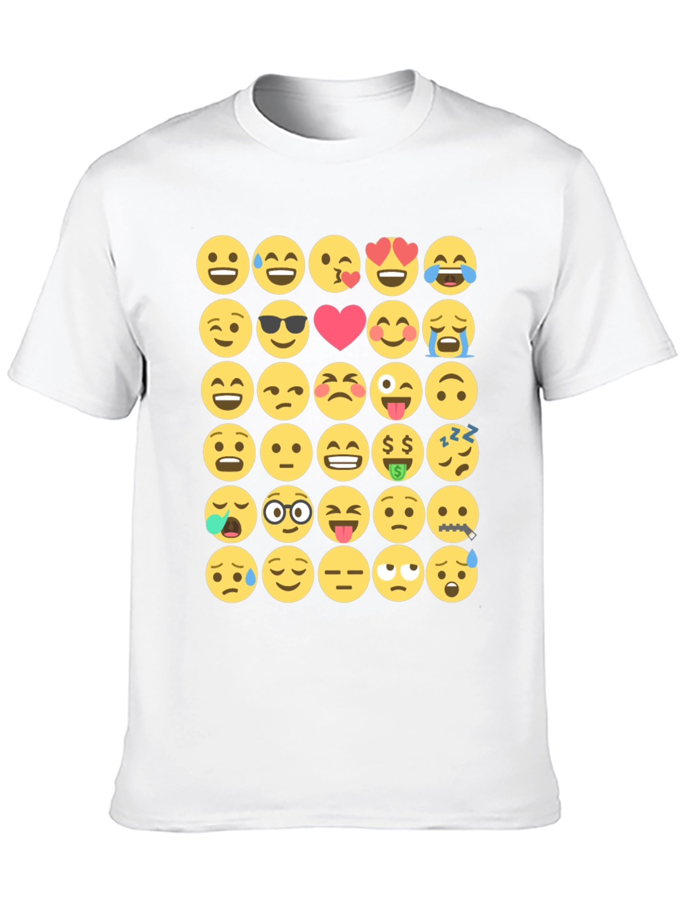 Emoji Mania Black T-Shirt
