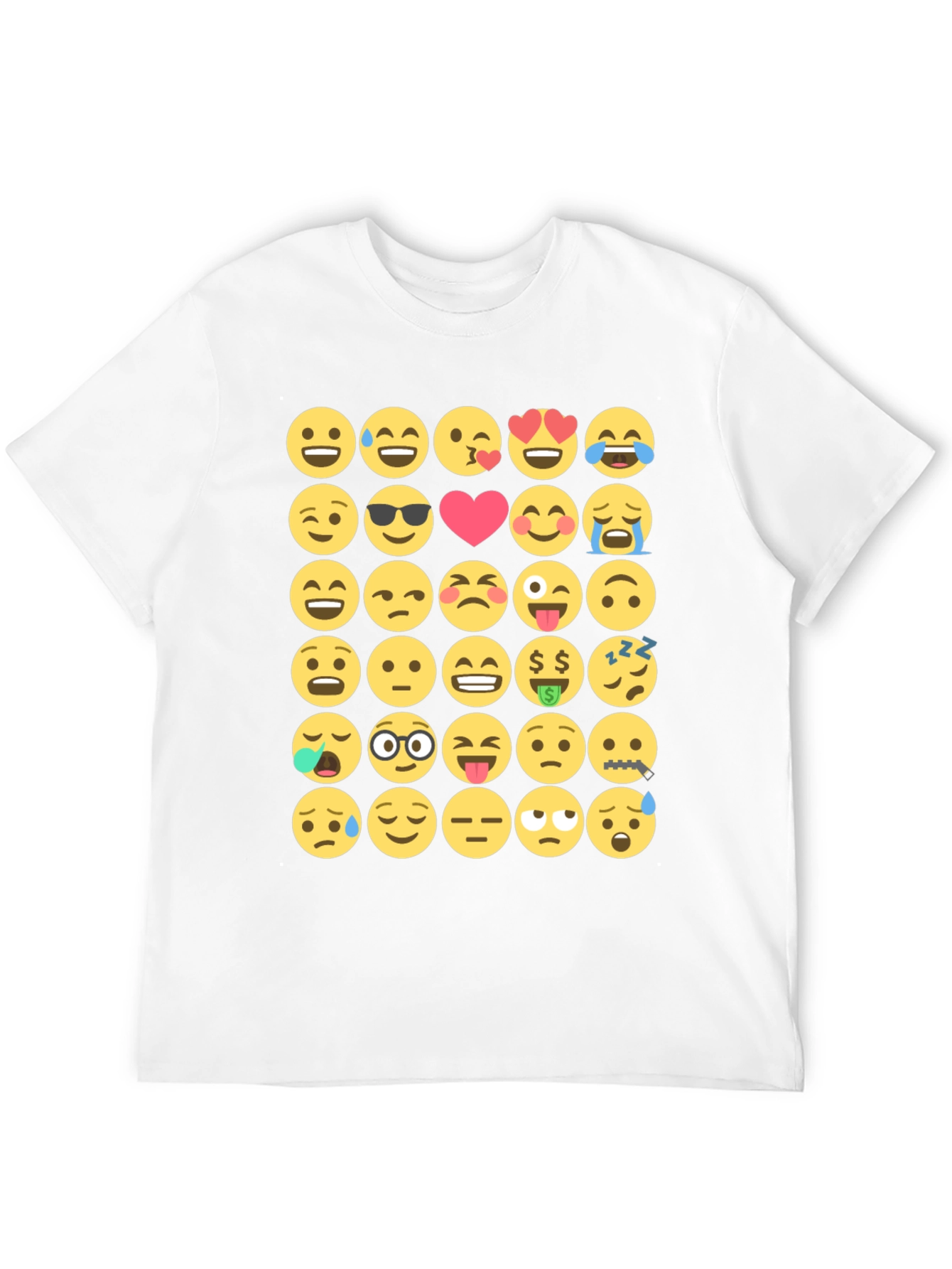 Emoji Mania Black T-Shirt