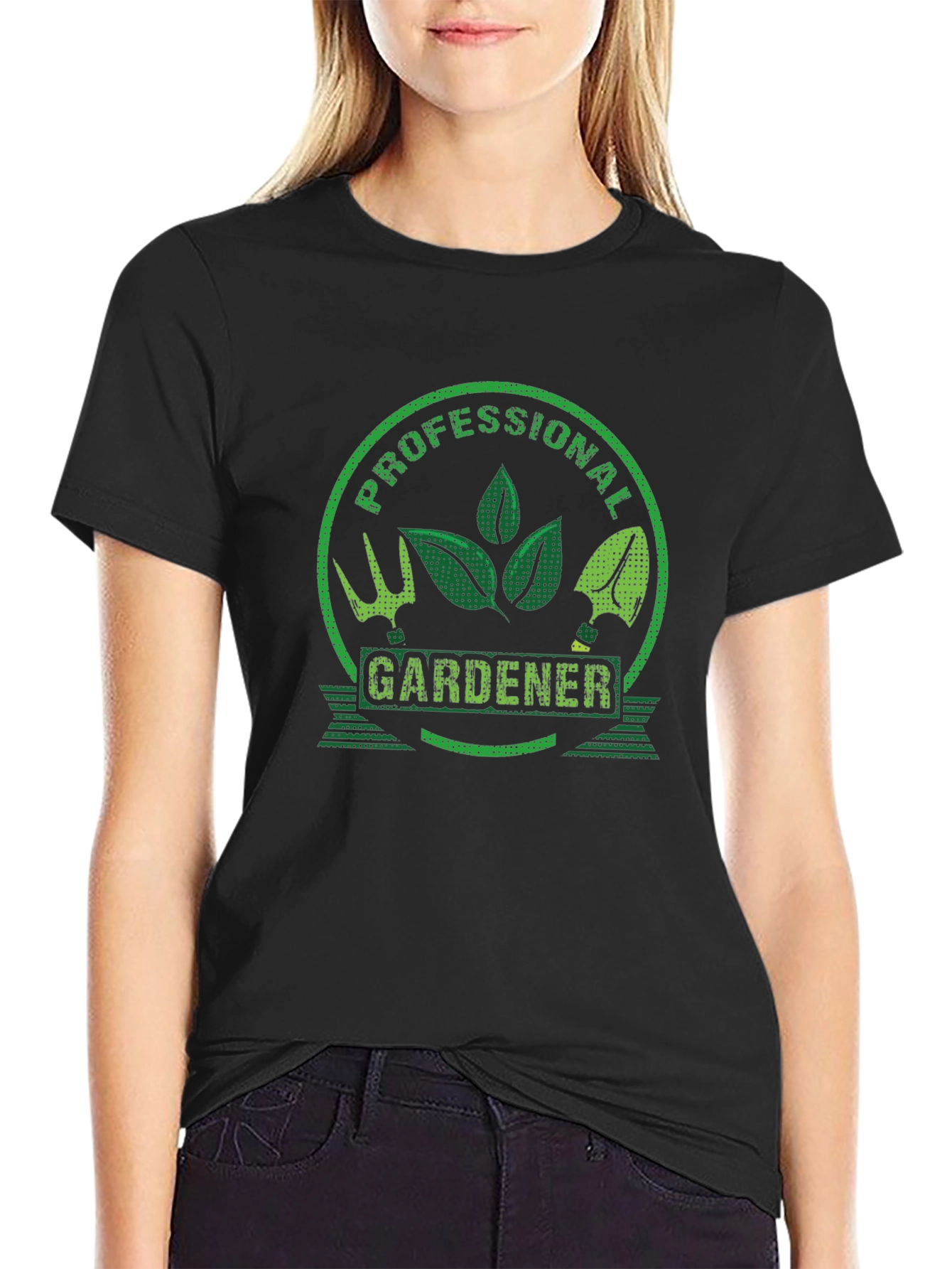 Professional Gardener Graphic T-Shirt - Green