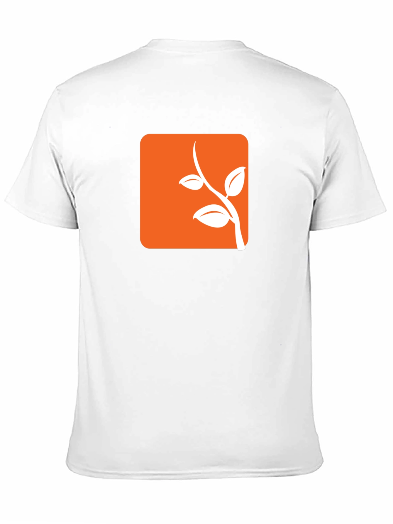 Modern Orange Branch Tee