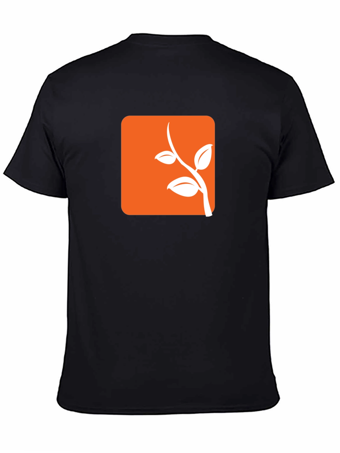 Modern Orange Branch Tee