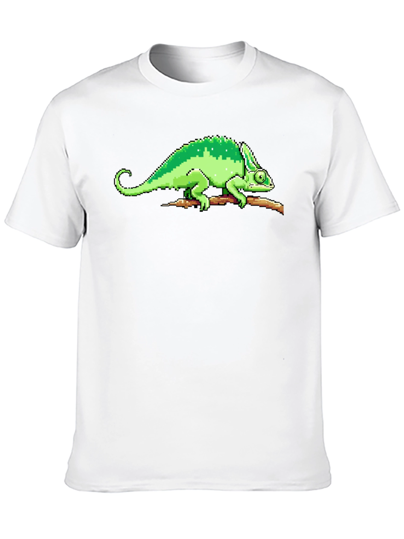 Pixel Chameleon T-Shirt - Cool Graphic Tee