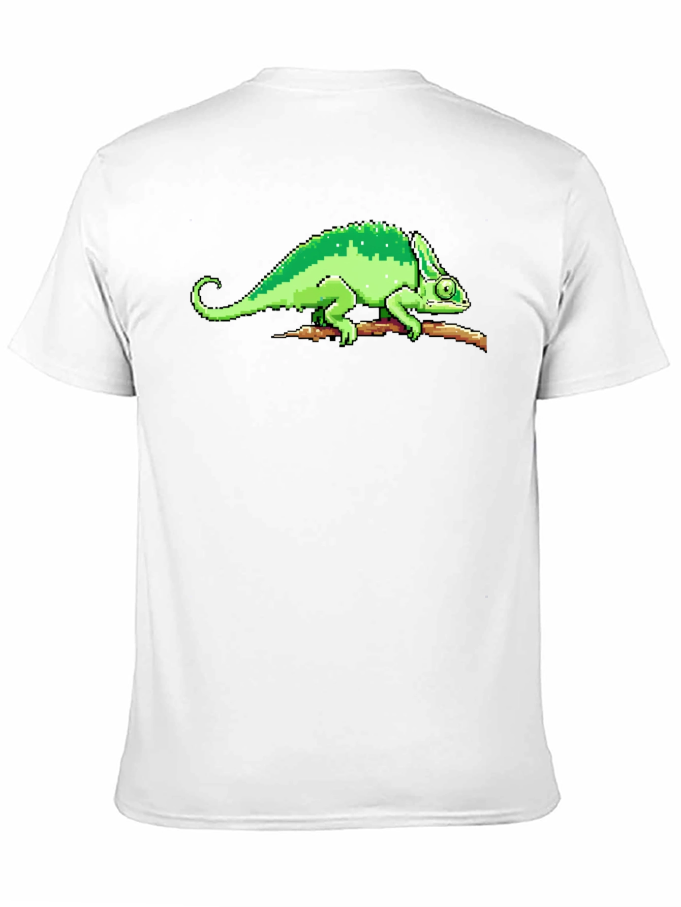 Pixel Chameleon T-Shirt - Cool Graphic Tee