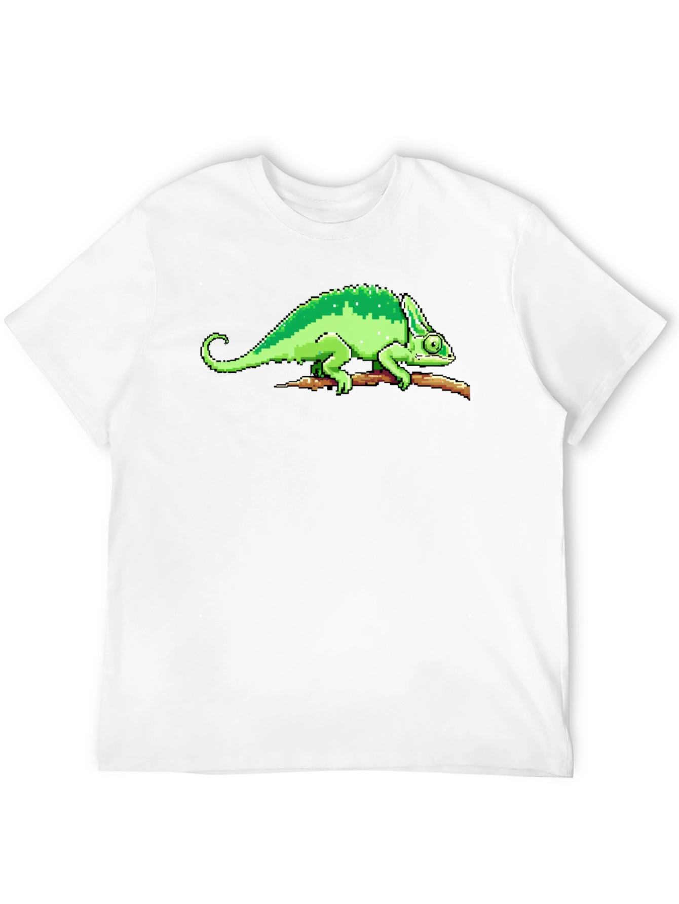 Pixel Chameleon T-Shirt - Cool Graphic Tee