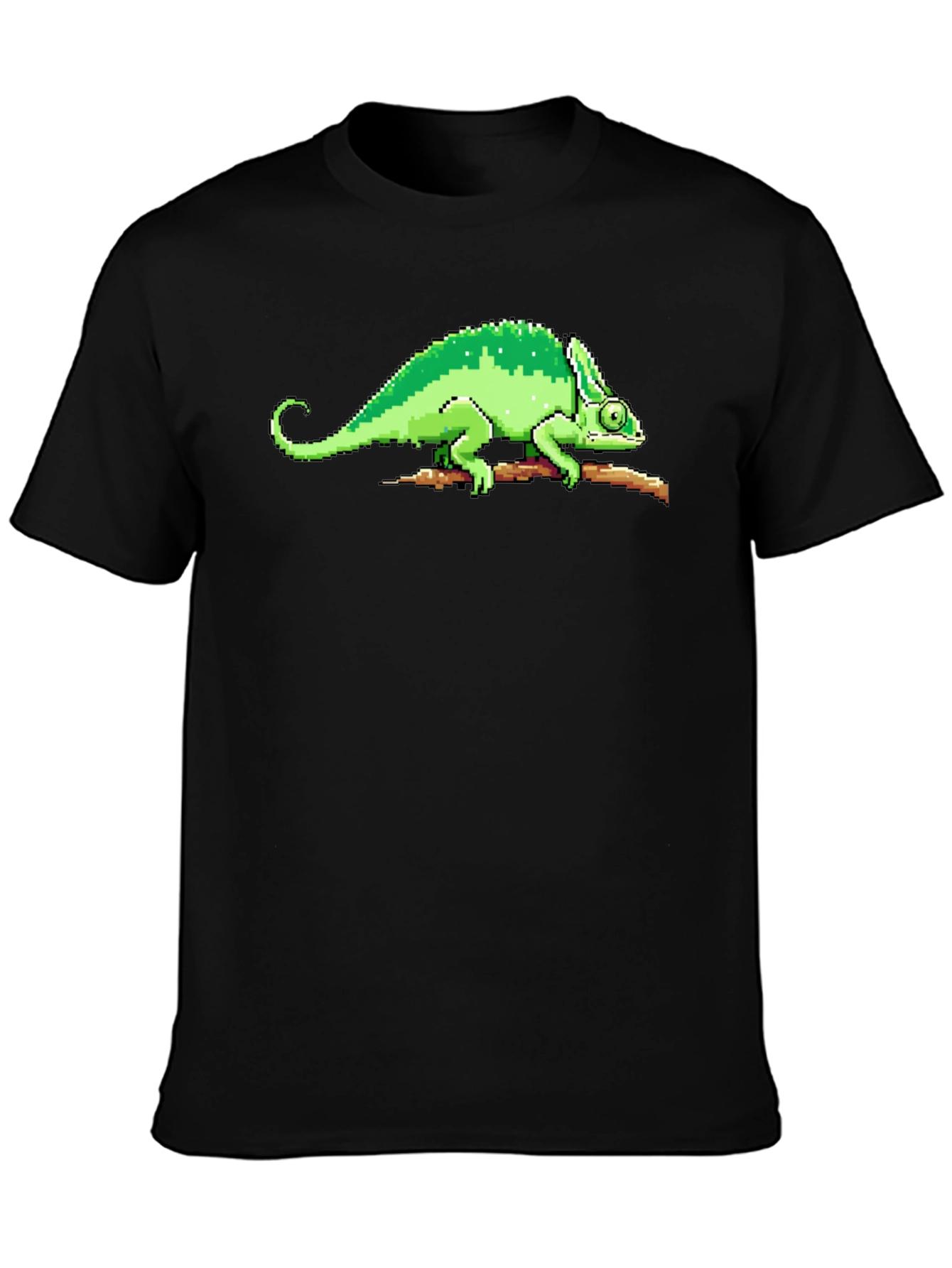 Pixel Chameleon T-Shirt - Cool Graphic Tee