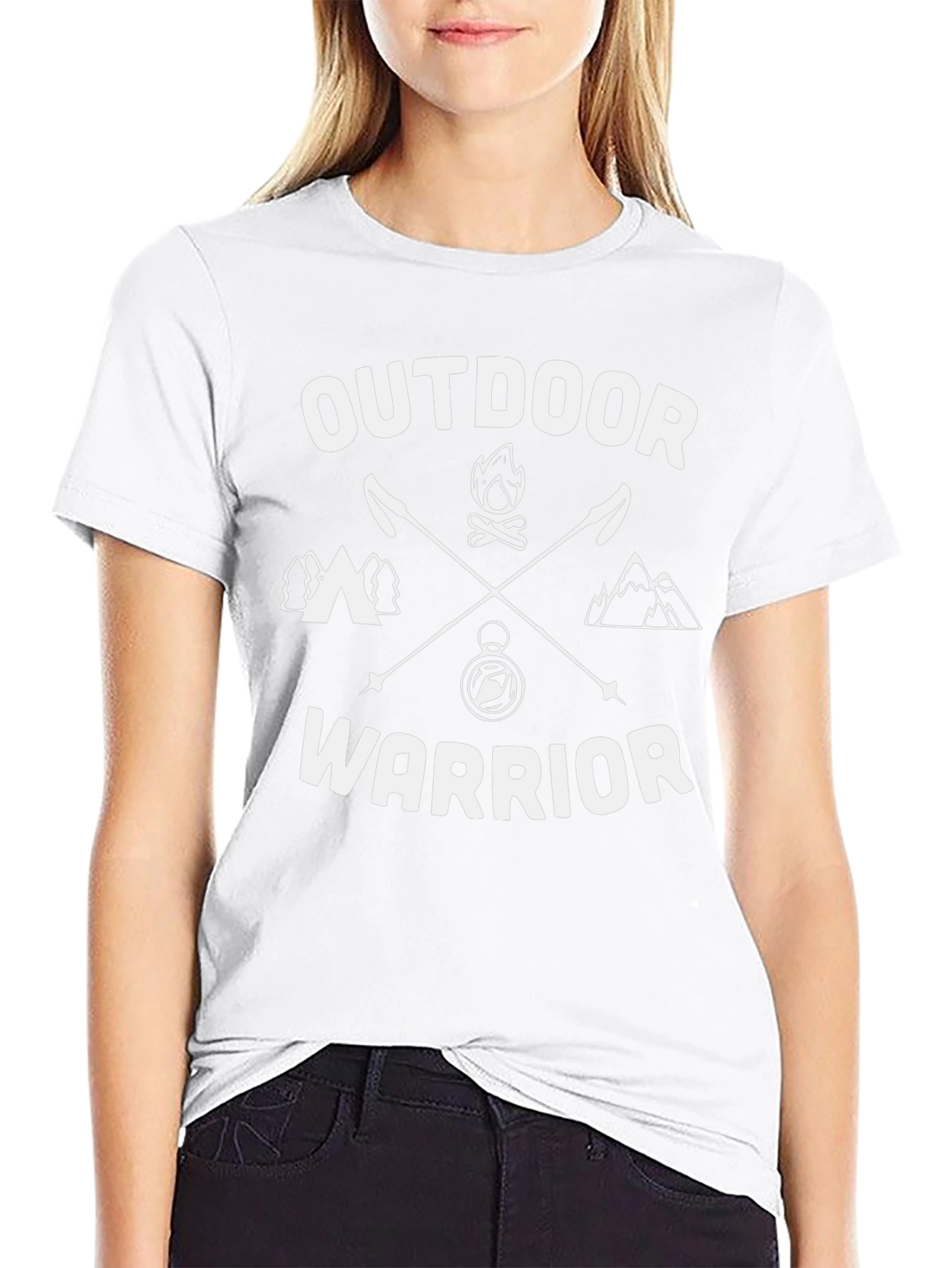 Outdoor Warrior Graphic Tee - Adventure Awaits!
