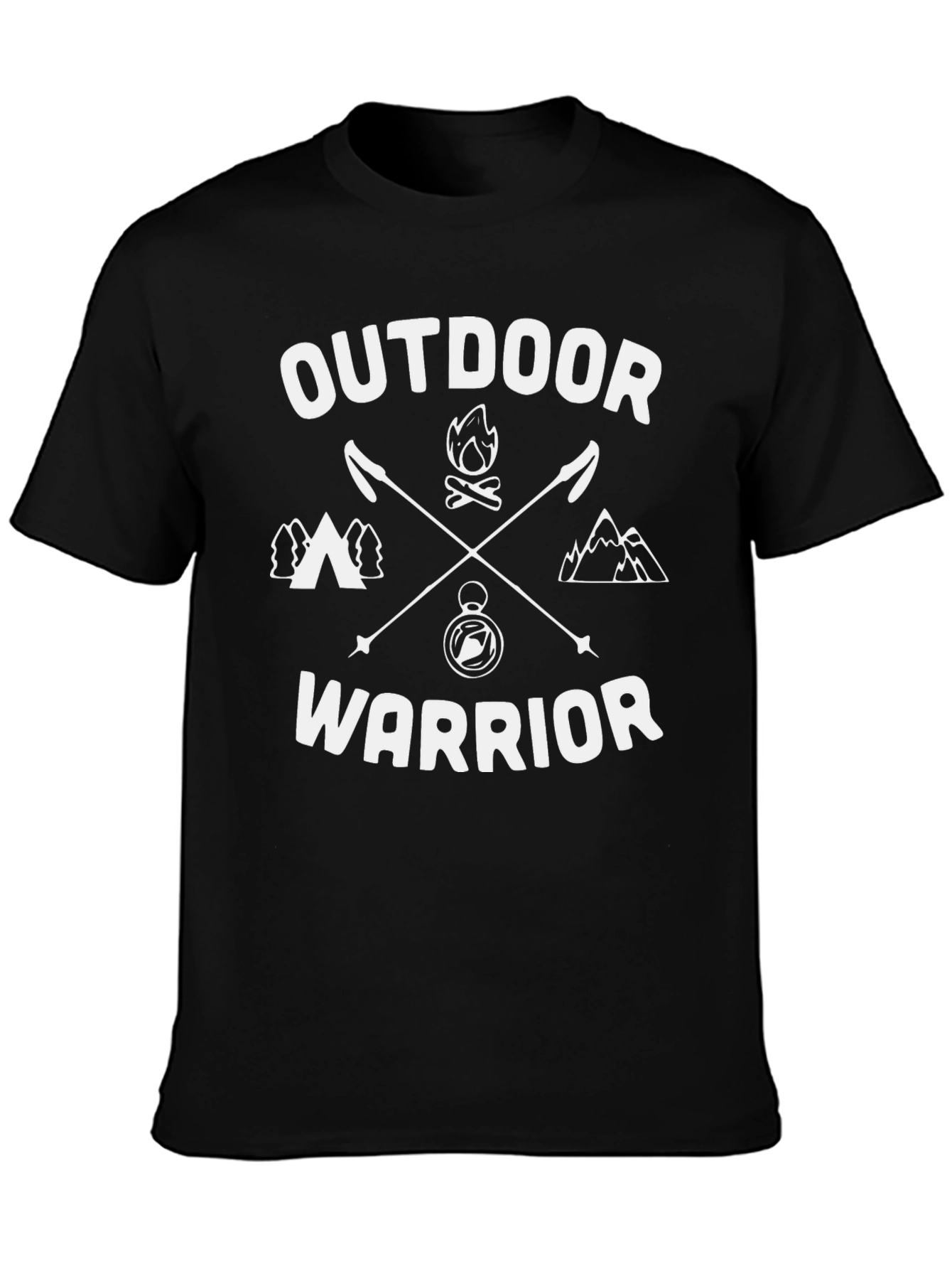 Outdoor Warrior Graphic Tee - Adventure Awaits!