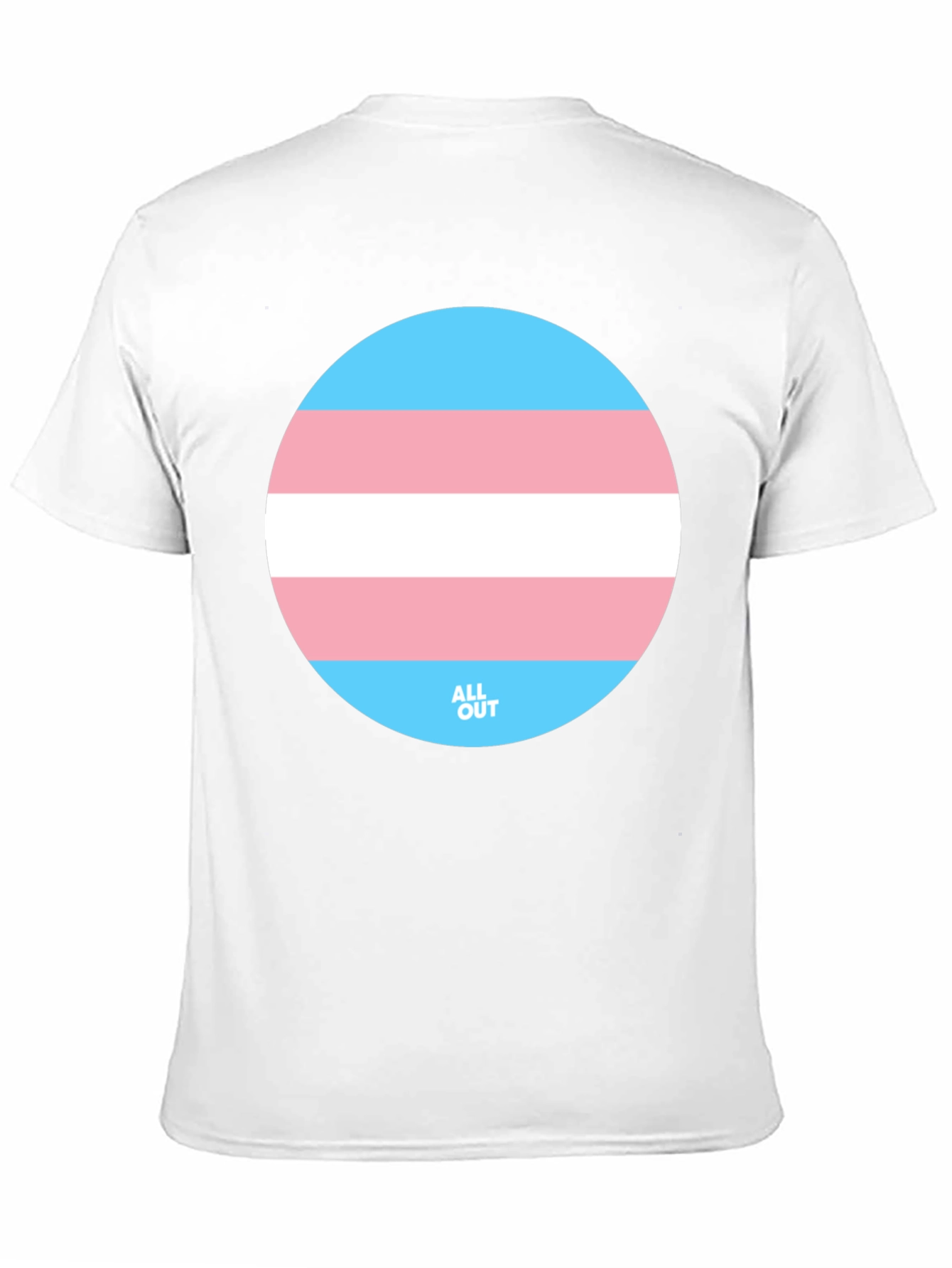 Transgender Pride T-Shirt - Round Flag Graphic