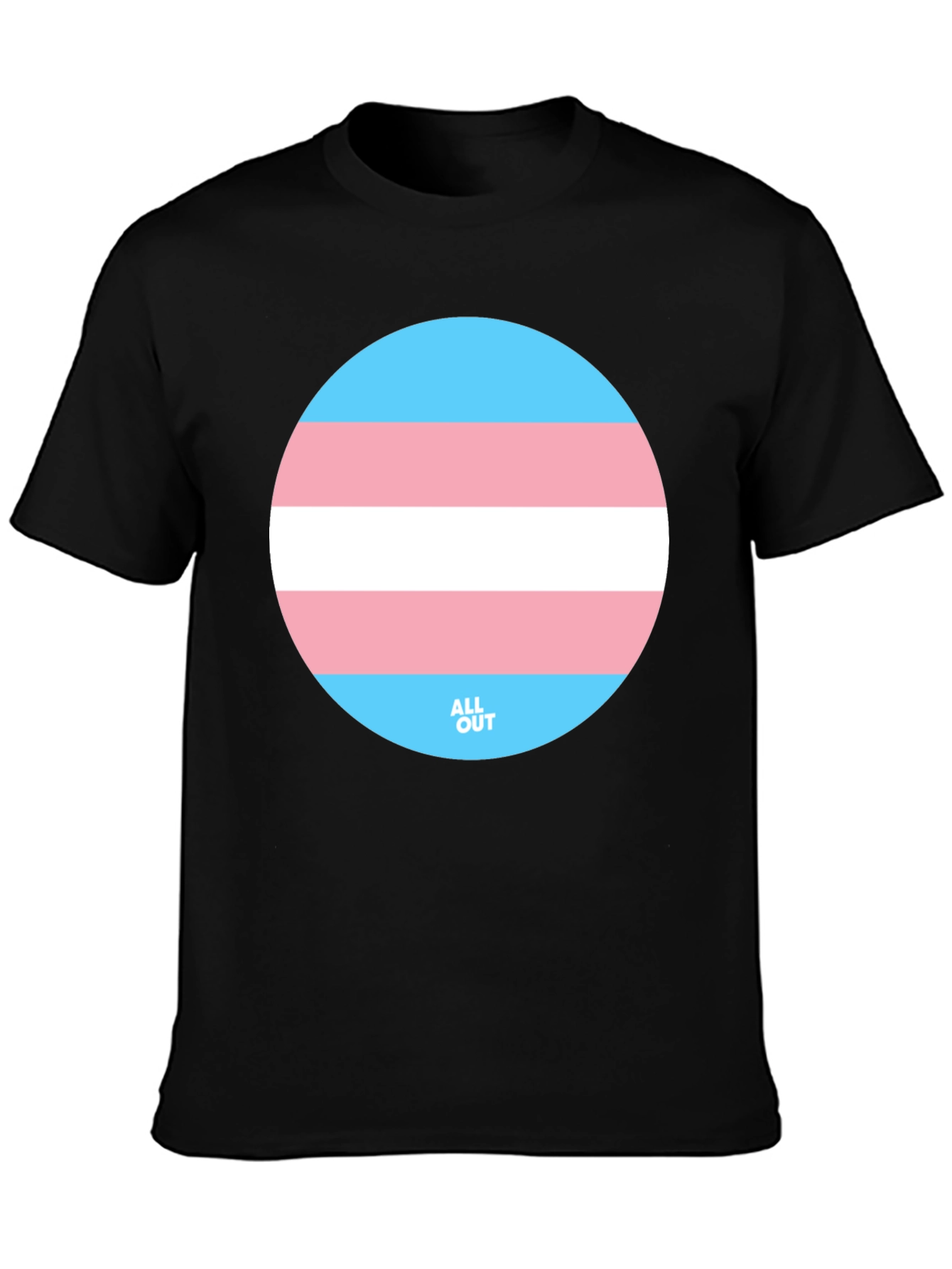Transgender Pride T-Shirt - Round Flag Graphic