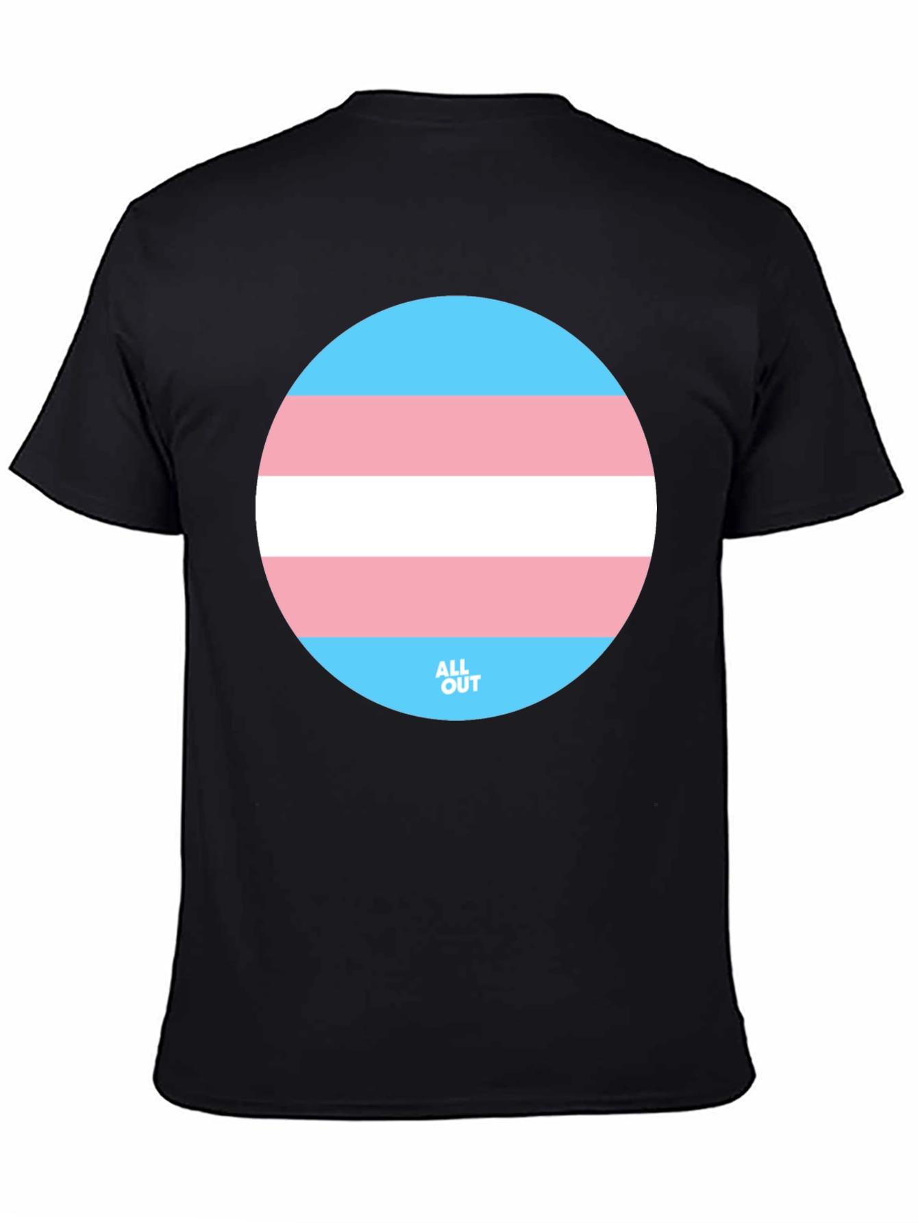 Transgender Pride T-Shirt - Round Flag Graphic