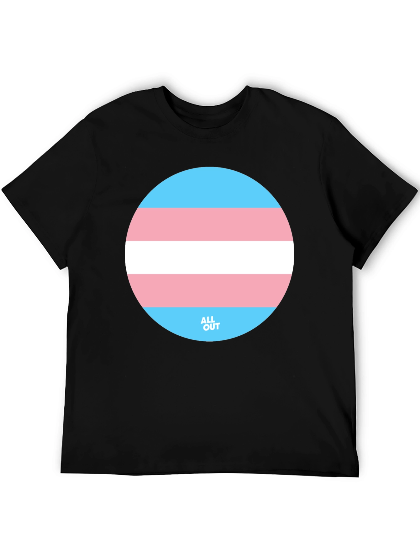 Transgender Pride T-Shirt - Round Flag Graphic