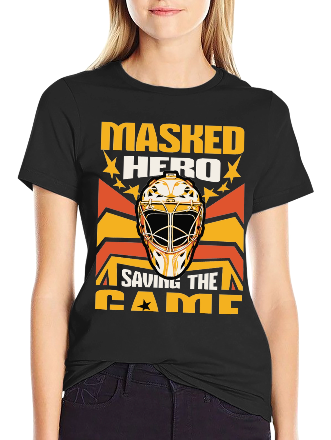 Masked Hero Hockey T-Shirt