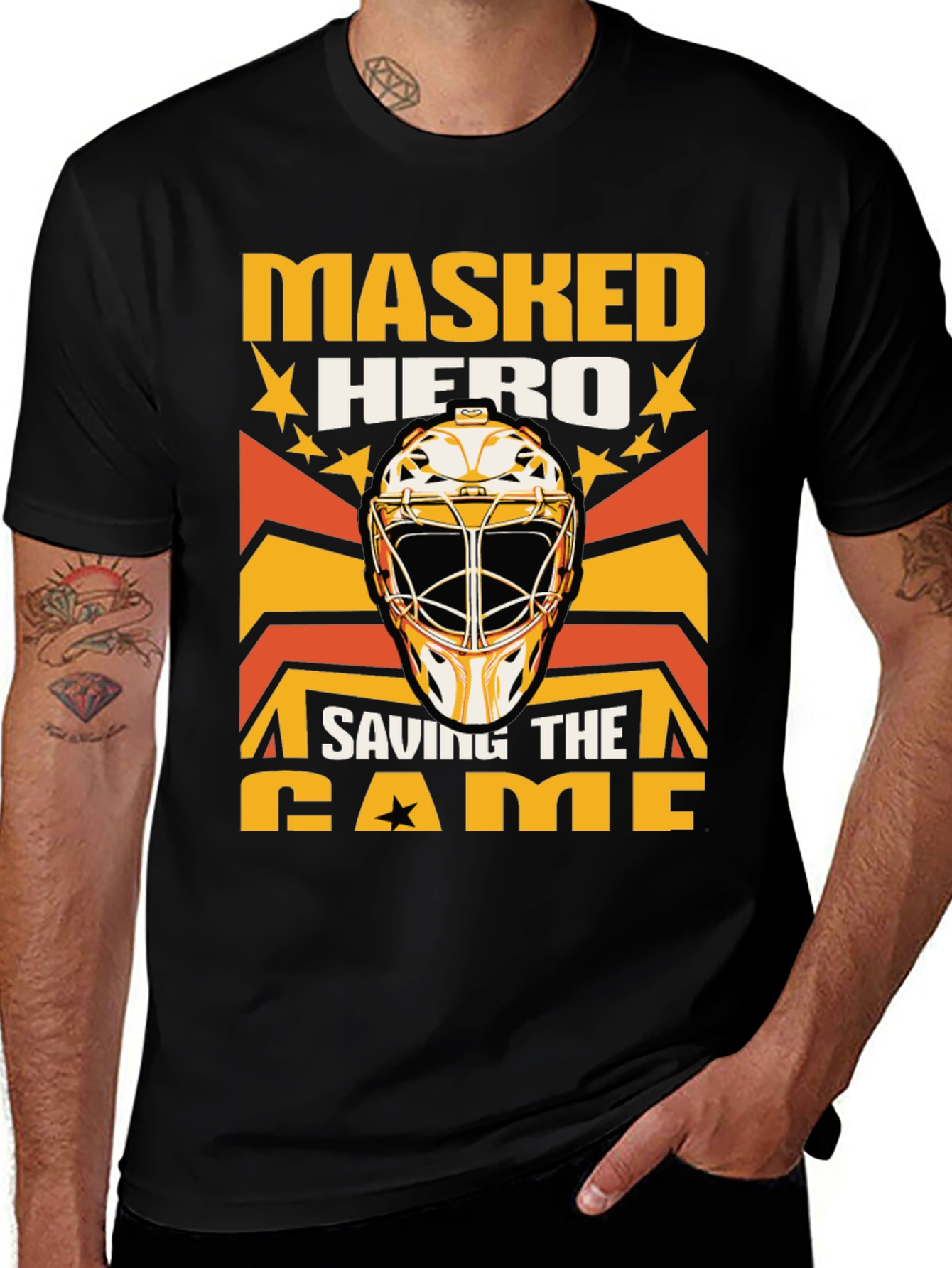 Masked Hero Hockey T-Shirt