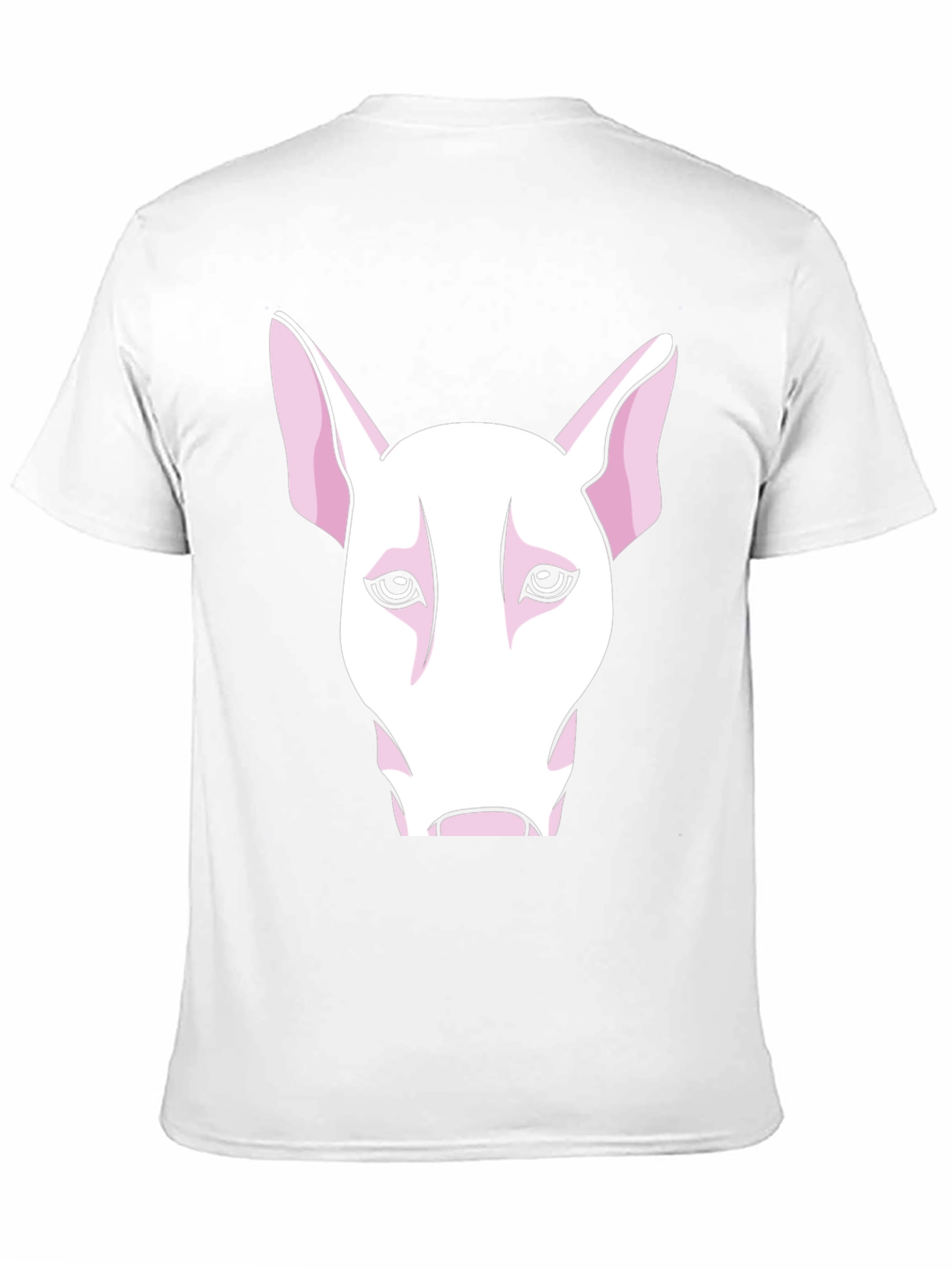 Bull Terrier Head Graphic Tee - Black