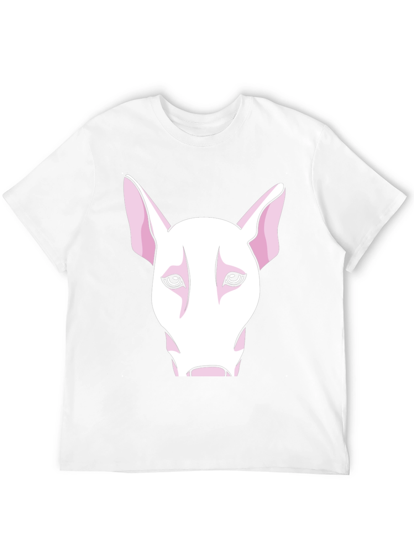 Bull Terrier Head Graphic Tee - Black