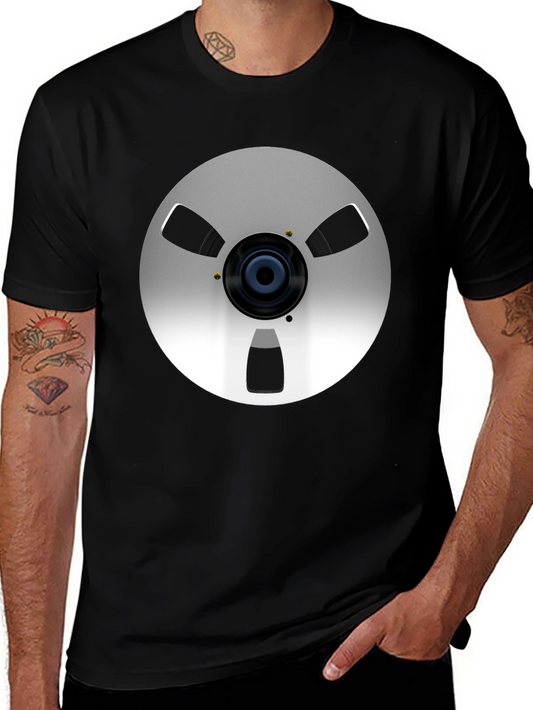 Retro Reel-to-Reel Graphic T-Shirt
