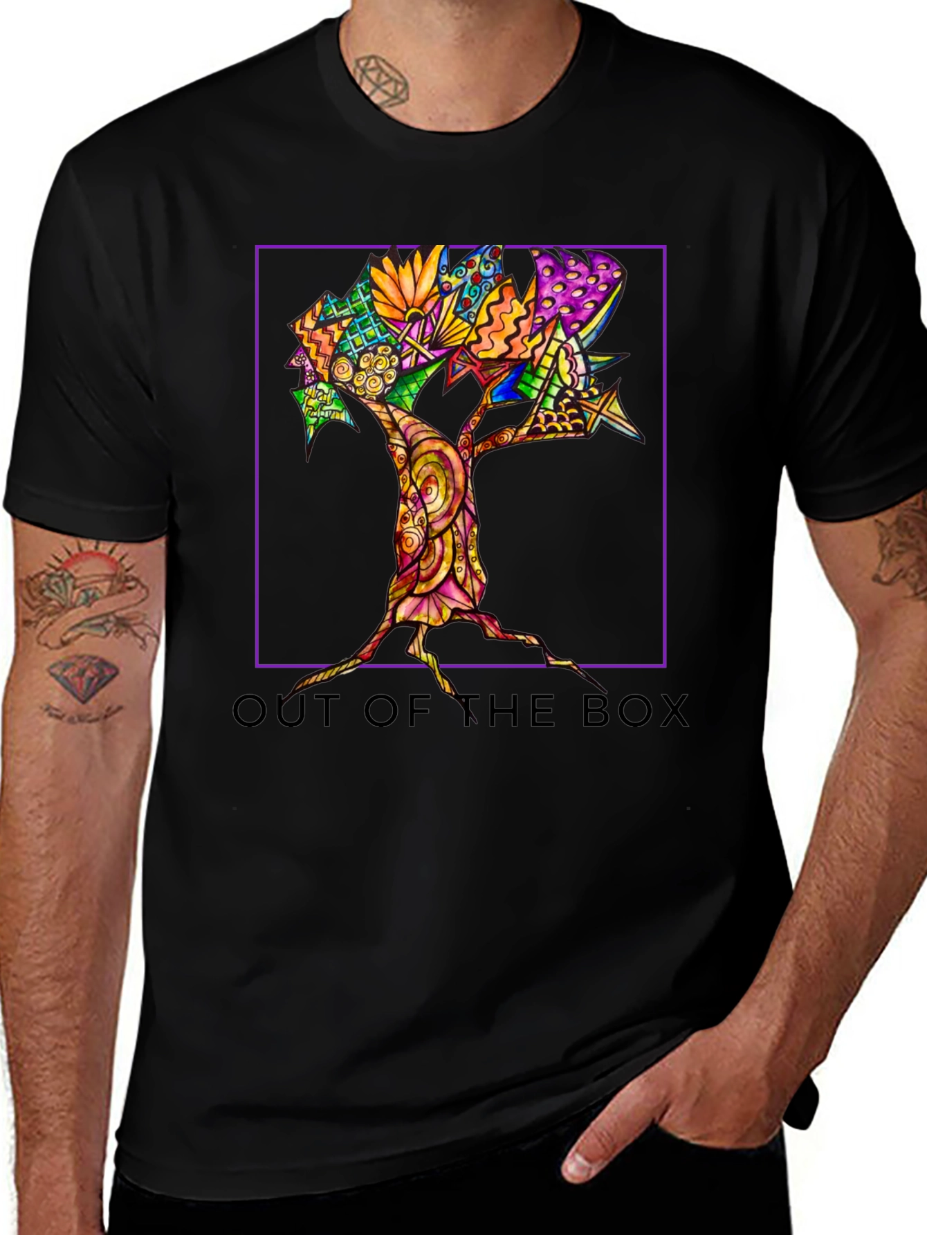 Abstract Tree T-Shirt - Out of the Box Style