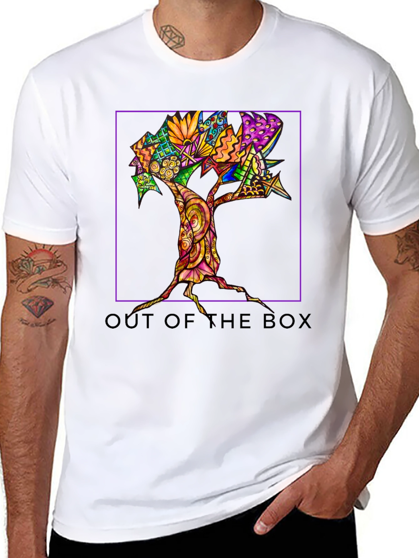 Abstract Tree T-Shirt - Out of the Box Style