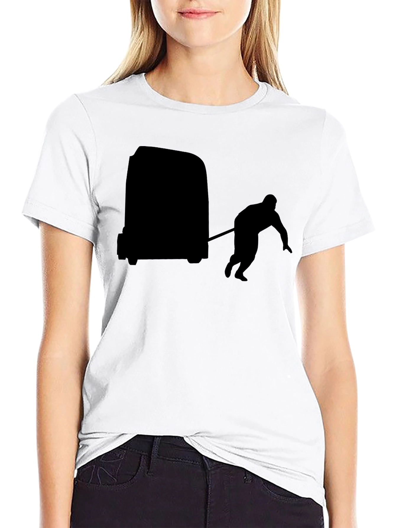 Truck Pulling T-Shirt - Black Cotton Tee