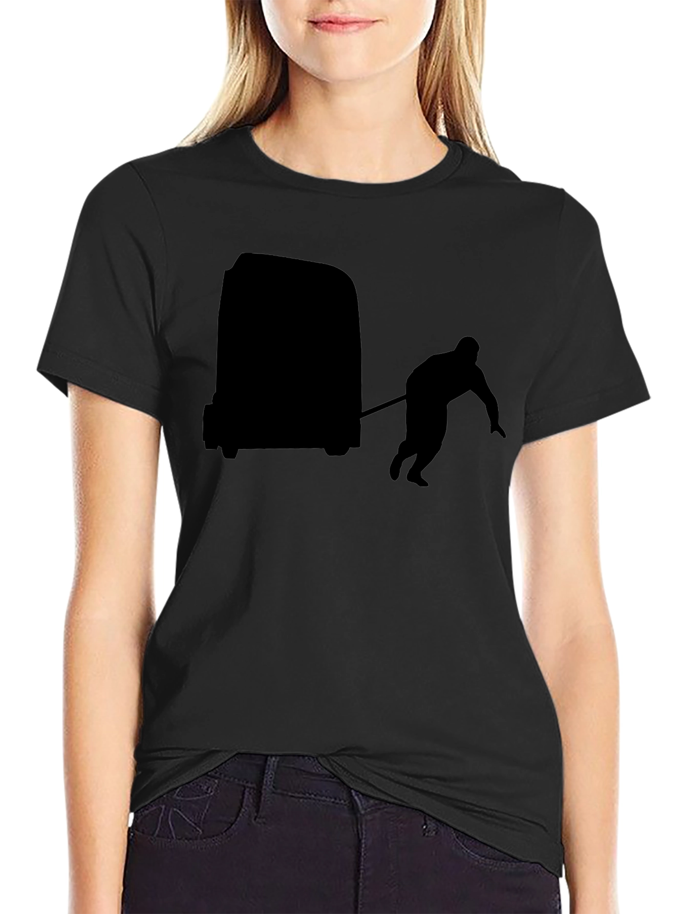 Truck Pulling T-Shirt - Black Cotton Tee