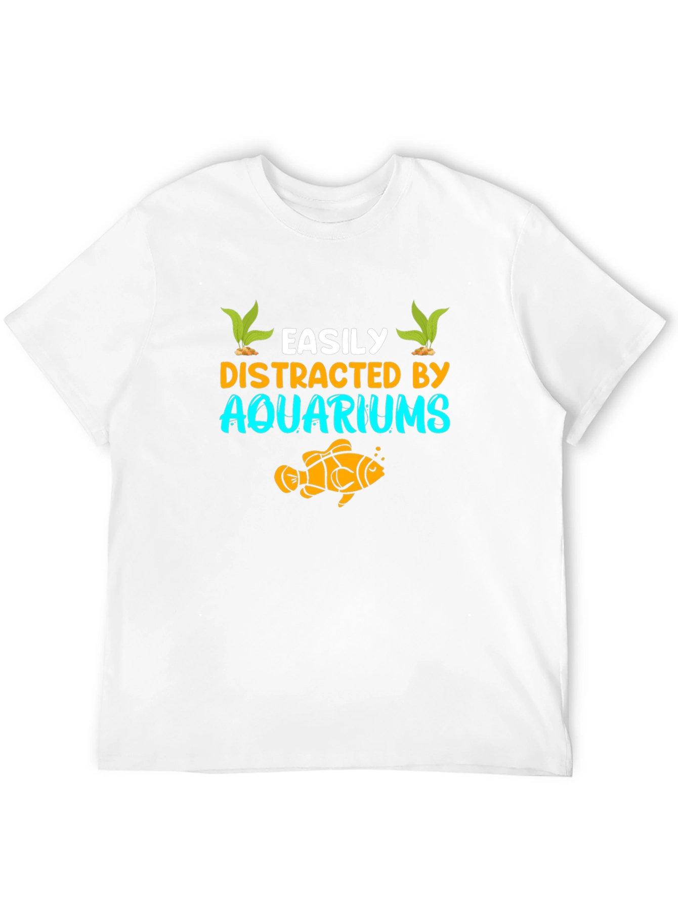 Easily Distracted by Aquariums Graphic T-Shirt