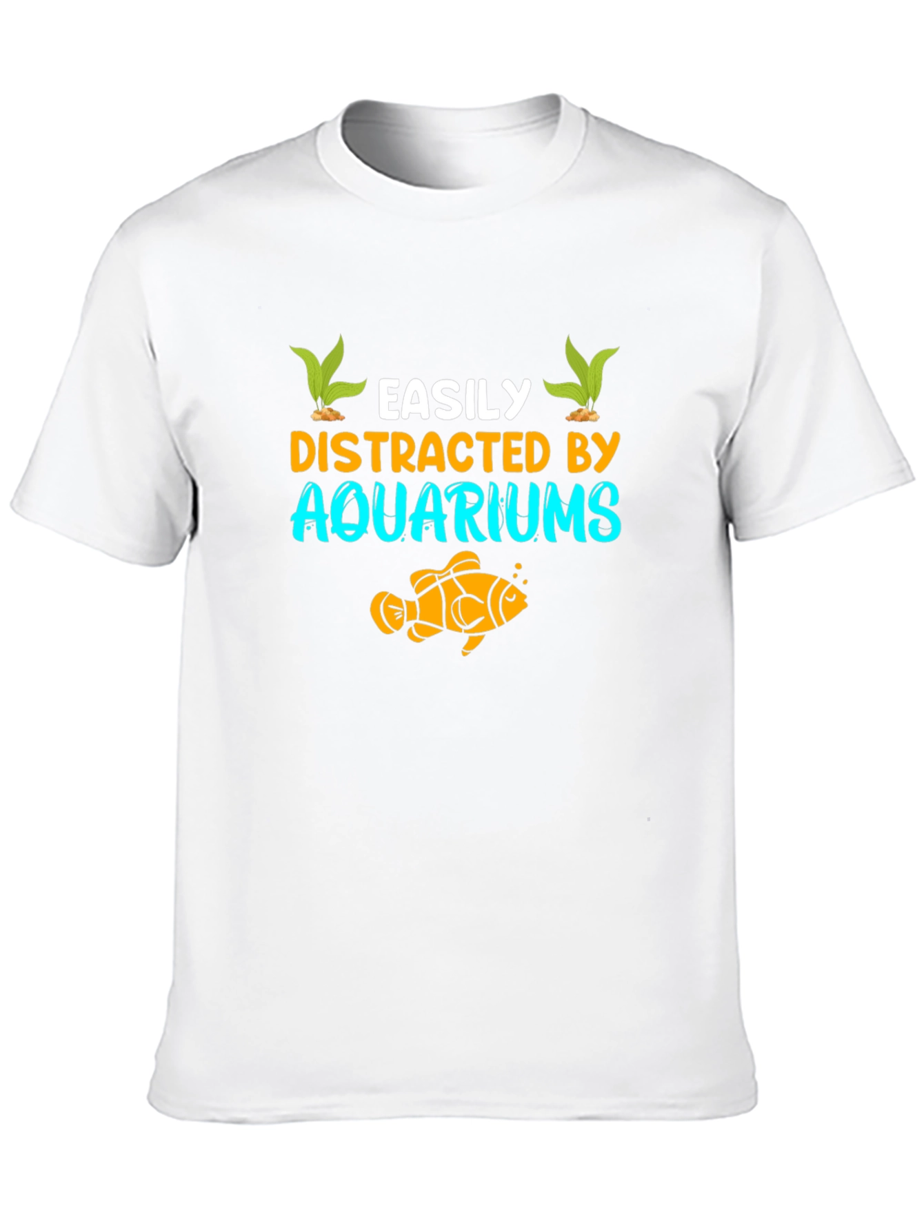 Easily Distracted by Aquariums Graphic T-Shirt