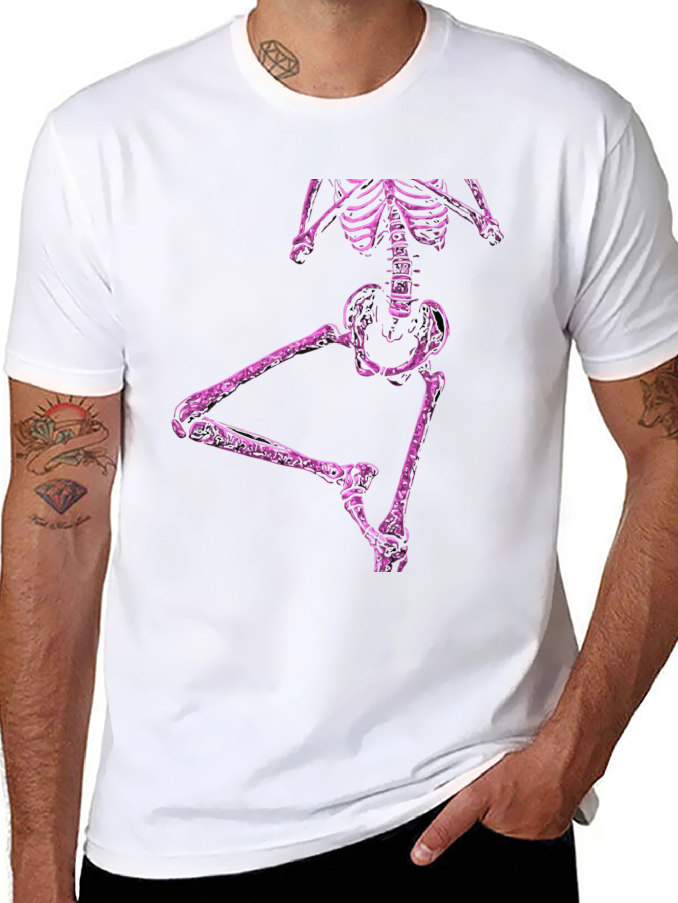 Skeleton Dance T-Shirt - Mens Black Tee