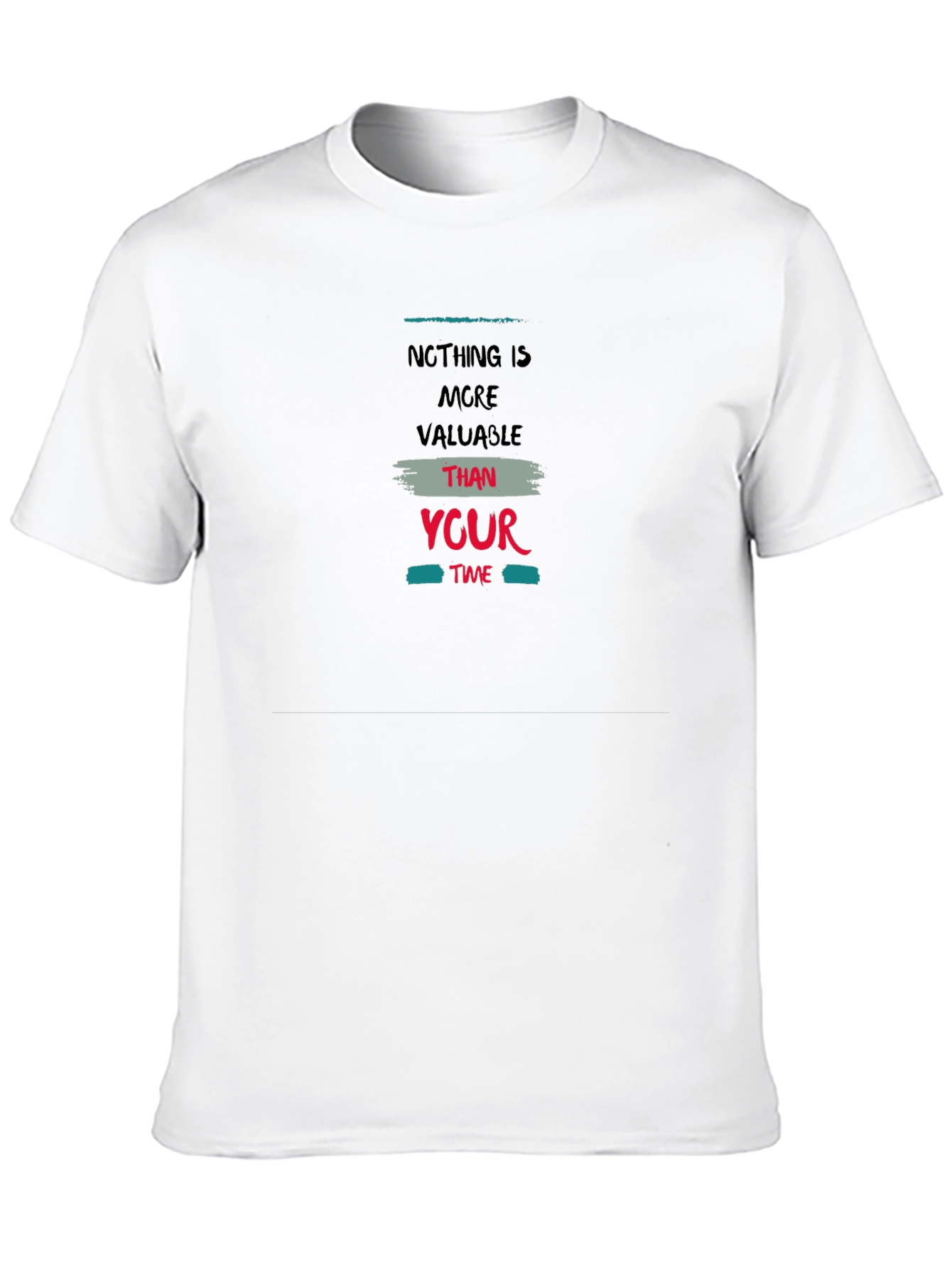Inspirational Your Time Black Graphic T-Shirt