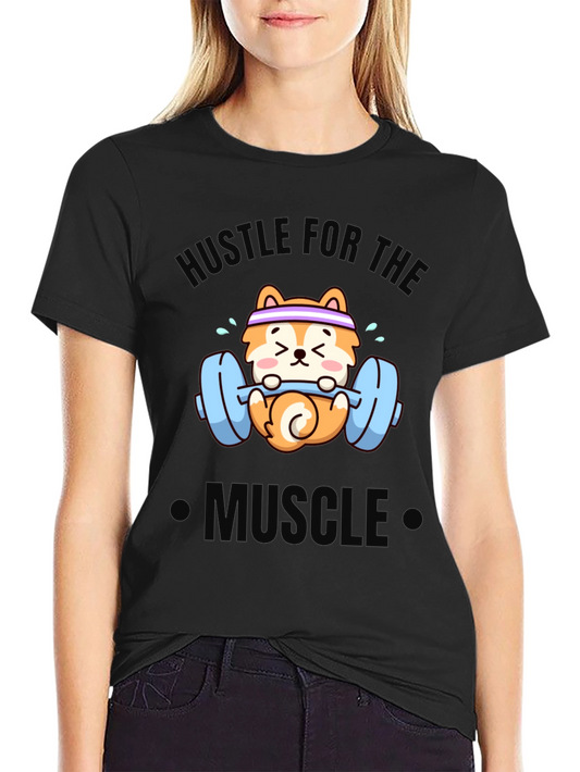 Hustle for the Muscle Dog T-Shirt