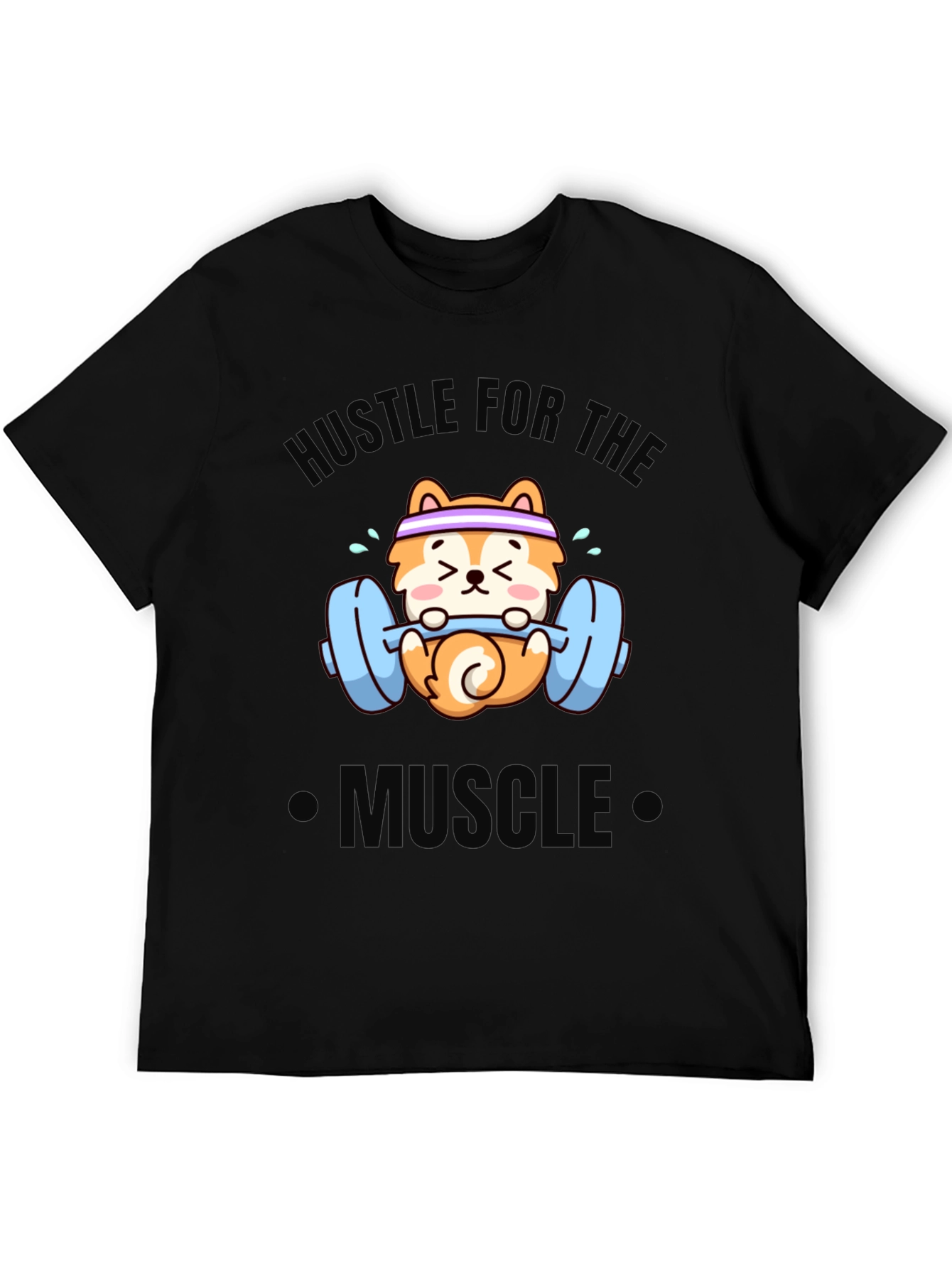 Hustle for the Muscle Dog T-Shirt