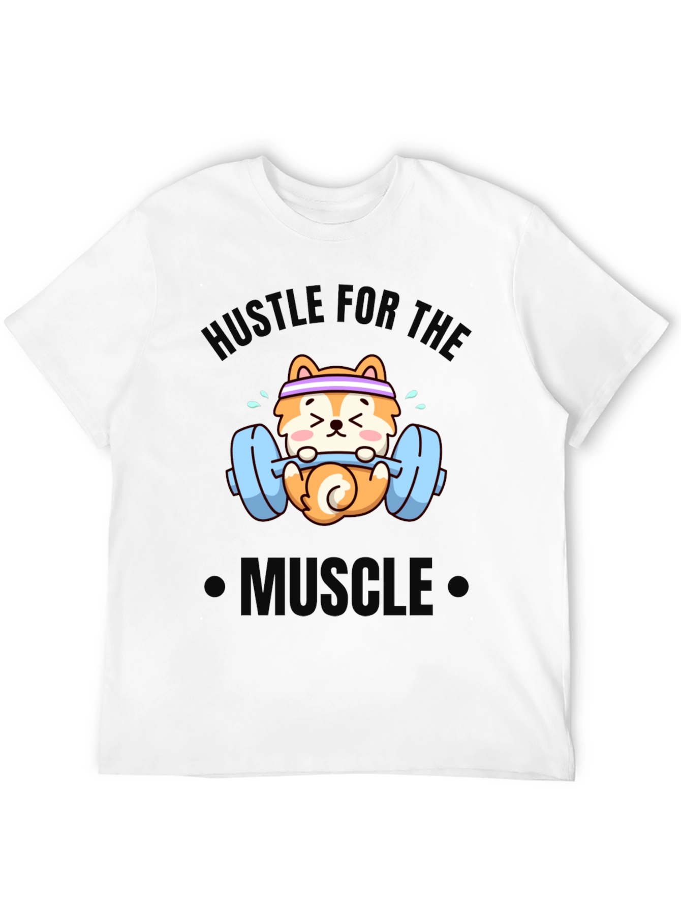 Hustle for the Muscle Dog T-Shirt