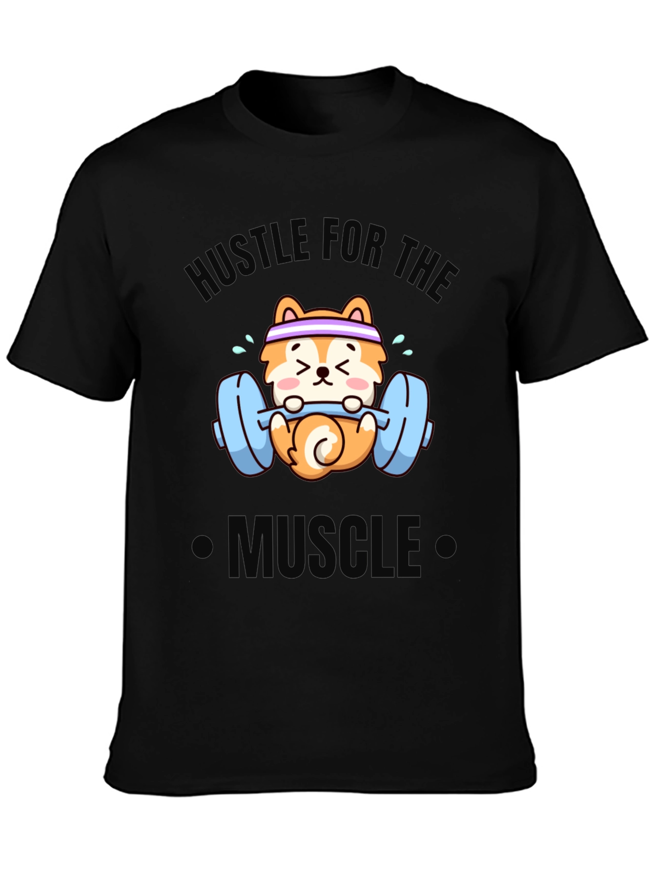 Hustle for the Muscle Dog T-Shirt
