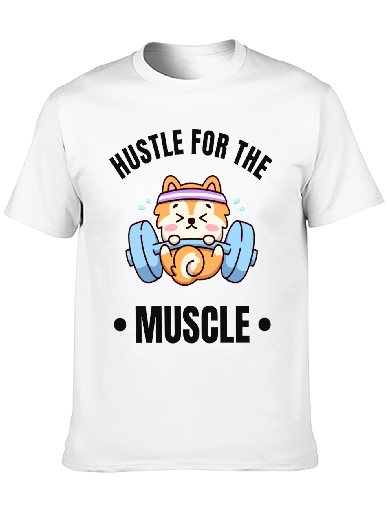 Hustle for the Muscle Dog T-Shirt