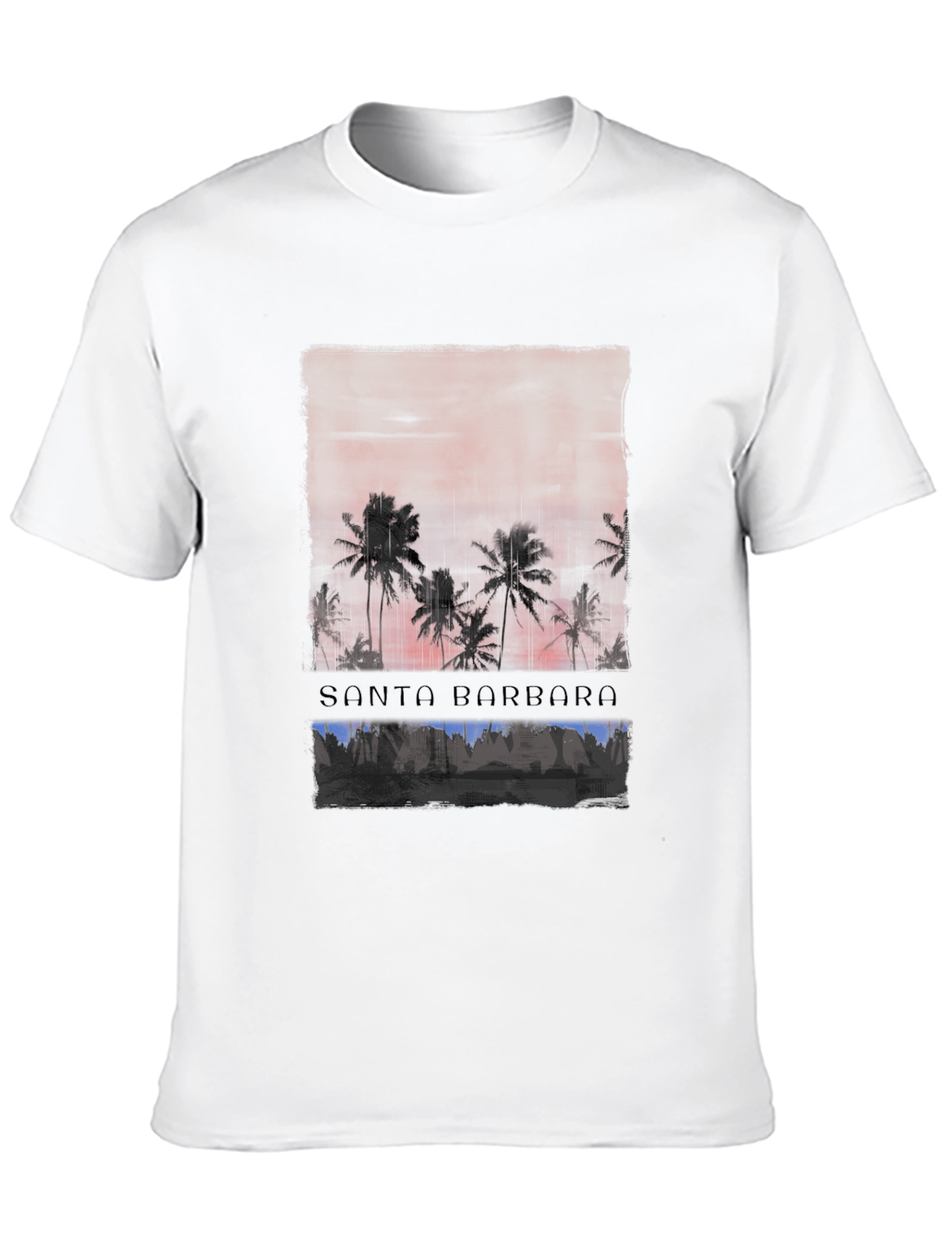 Santa Barbara Palm Sunset Graphic Tee