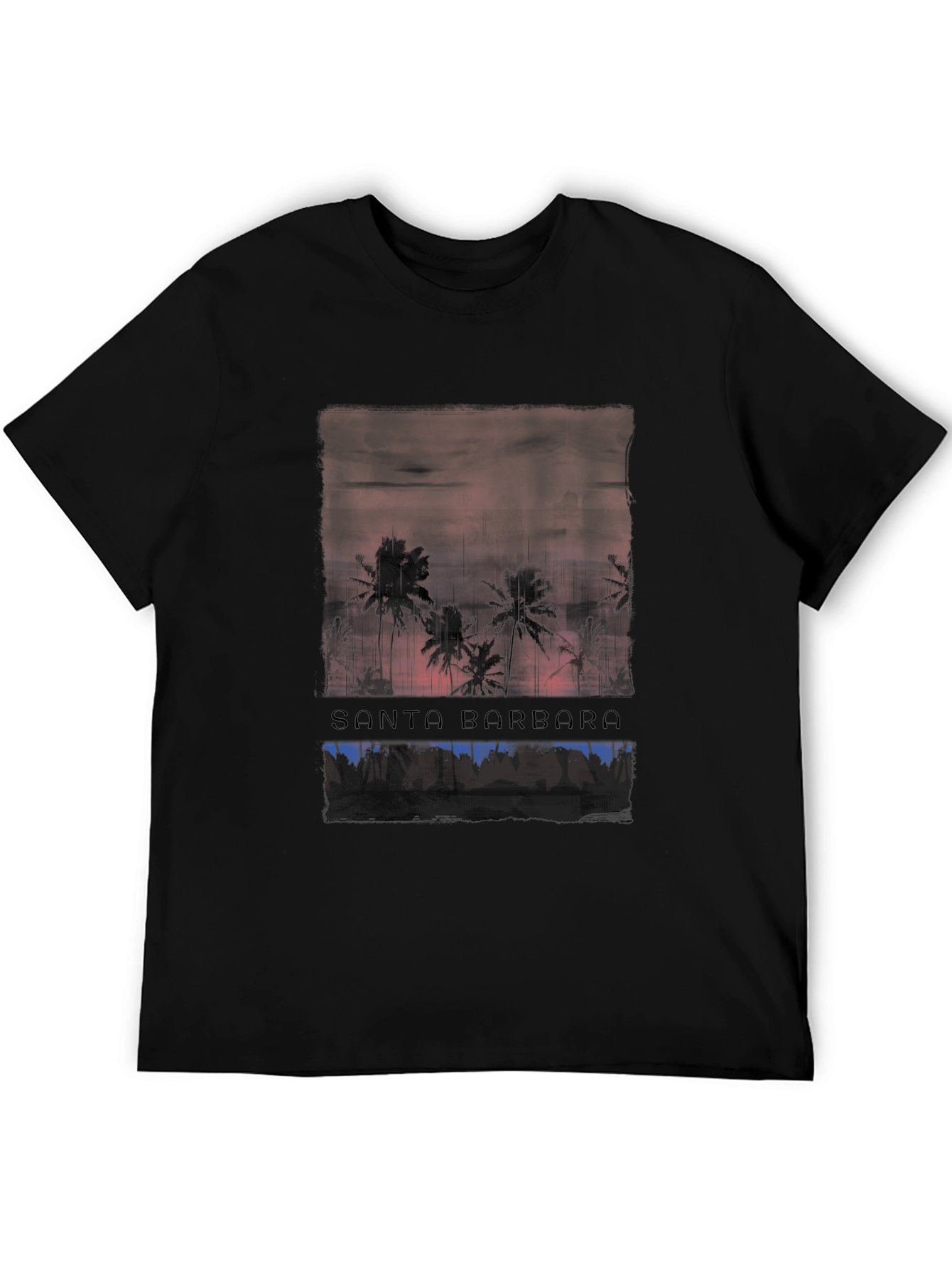 Santa Barbara Palm Sunset Graphic Tee