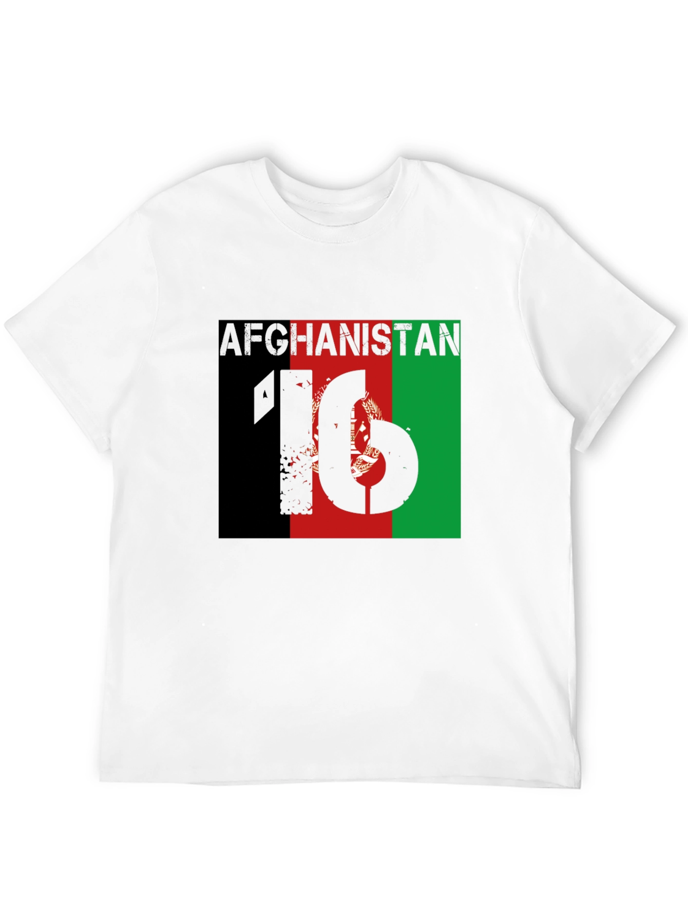 Afghanistan Flag Graphic T-Shirt
