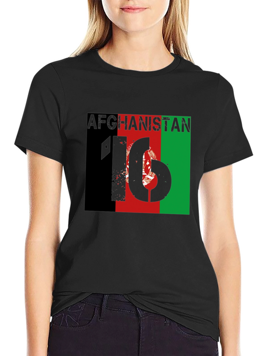 Afghanistan Flag Graphic T-Shirt