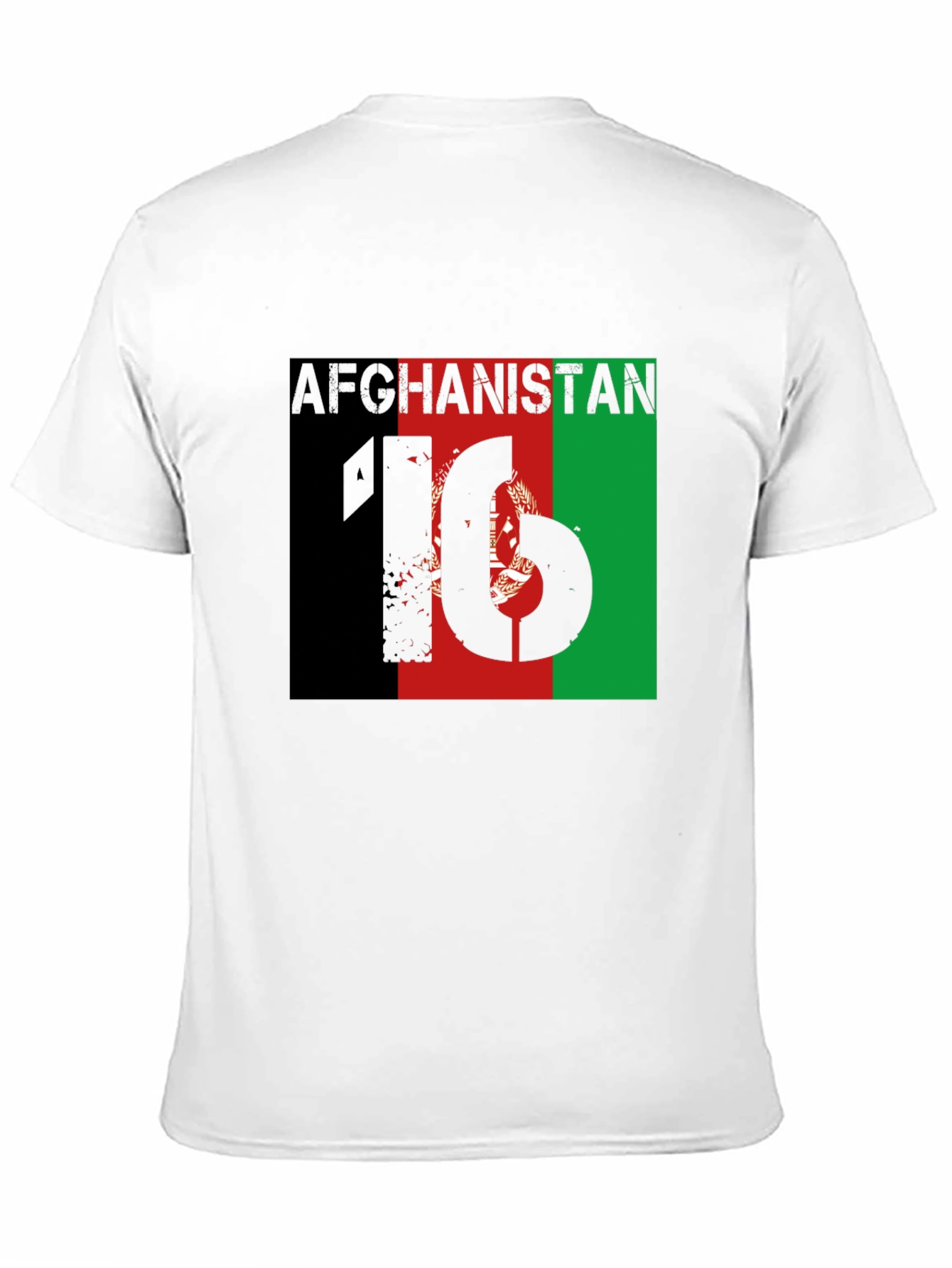 Afghanistan Flag Graphic T-Shirt