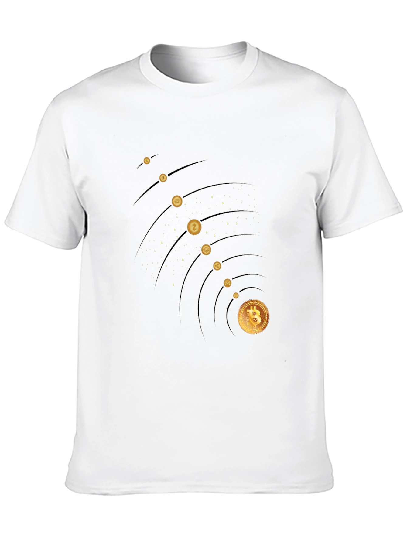 Bitcoin Galaxy Black T-Shirt