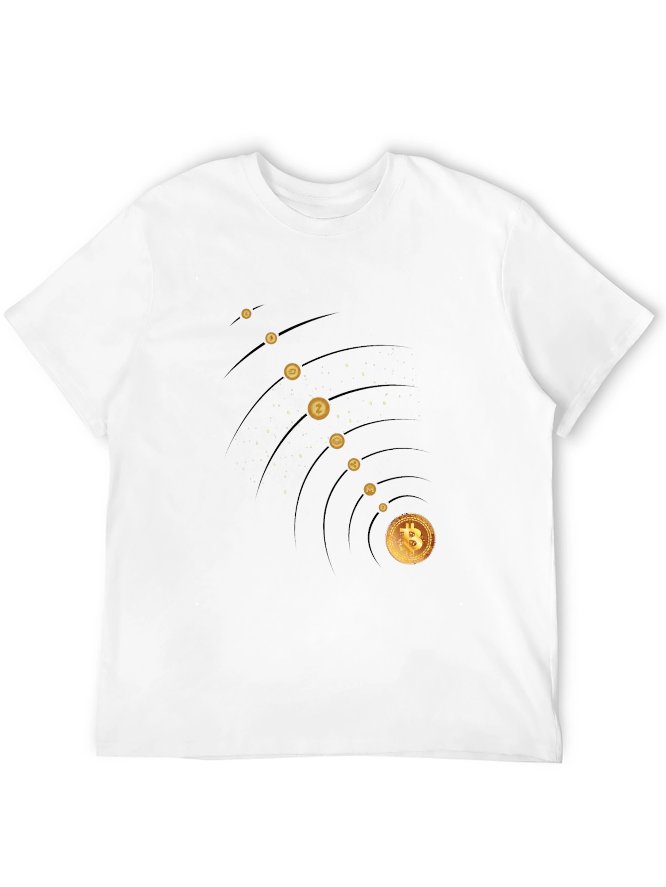 Bitcoin Galaxy Black T-Shirt