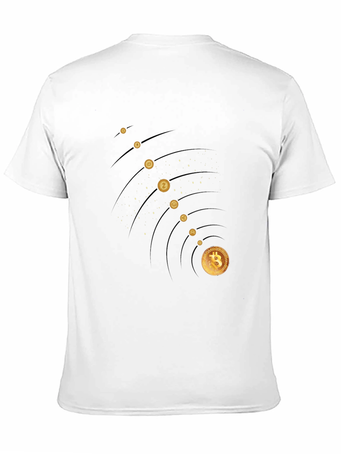 Bitcoin Galaxy Black T-Shirt
