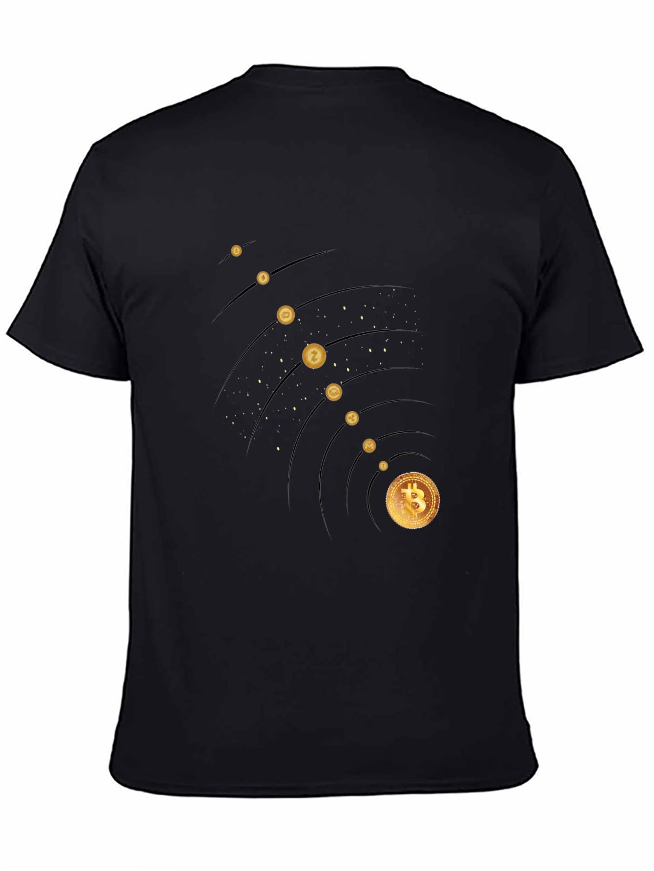 Bitcoin Galaxy Black T-Shirt