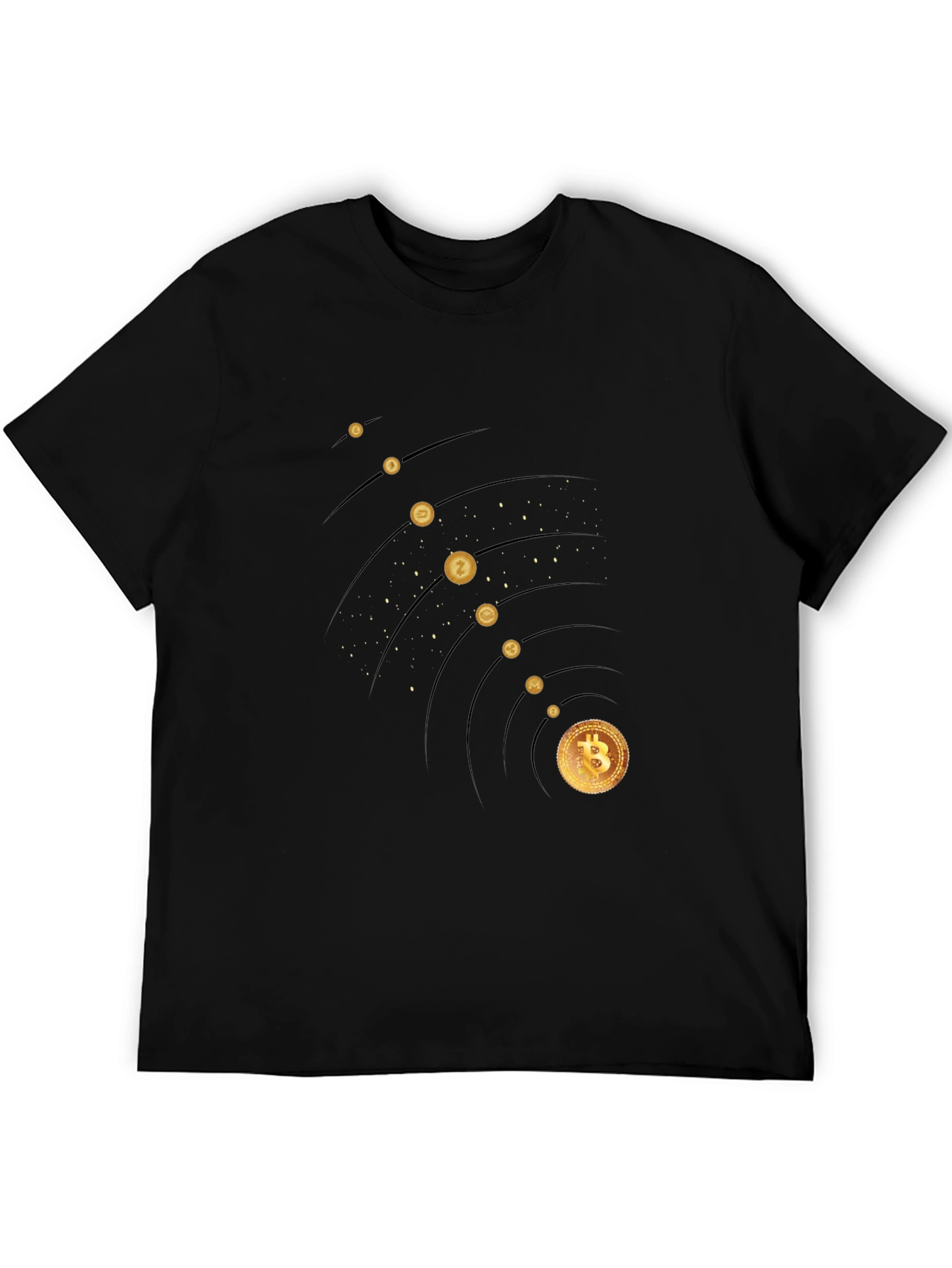 Bitcoin Galaxy Black T-Shirt