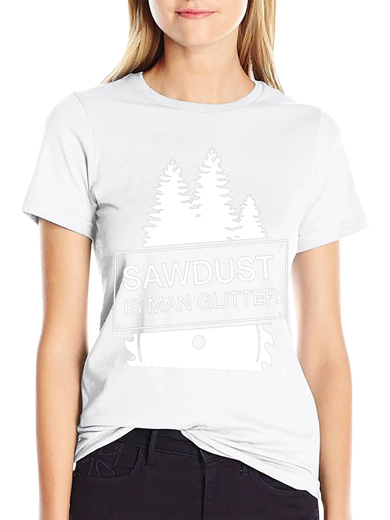 Sawdust is Man Glitter T-Shirt - Woodworker Apparel