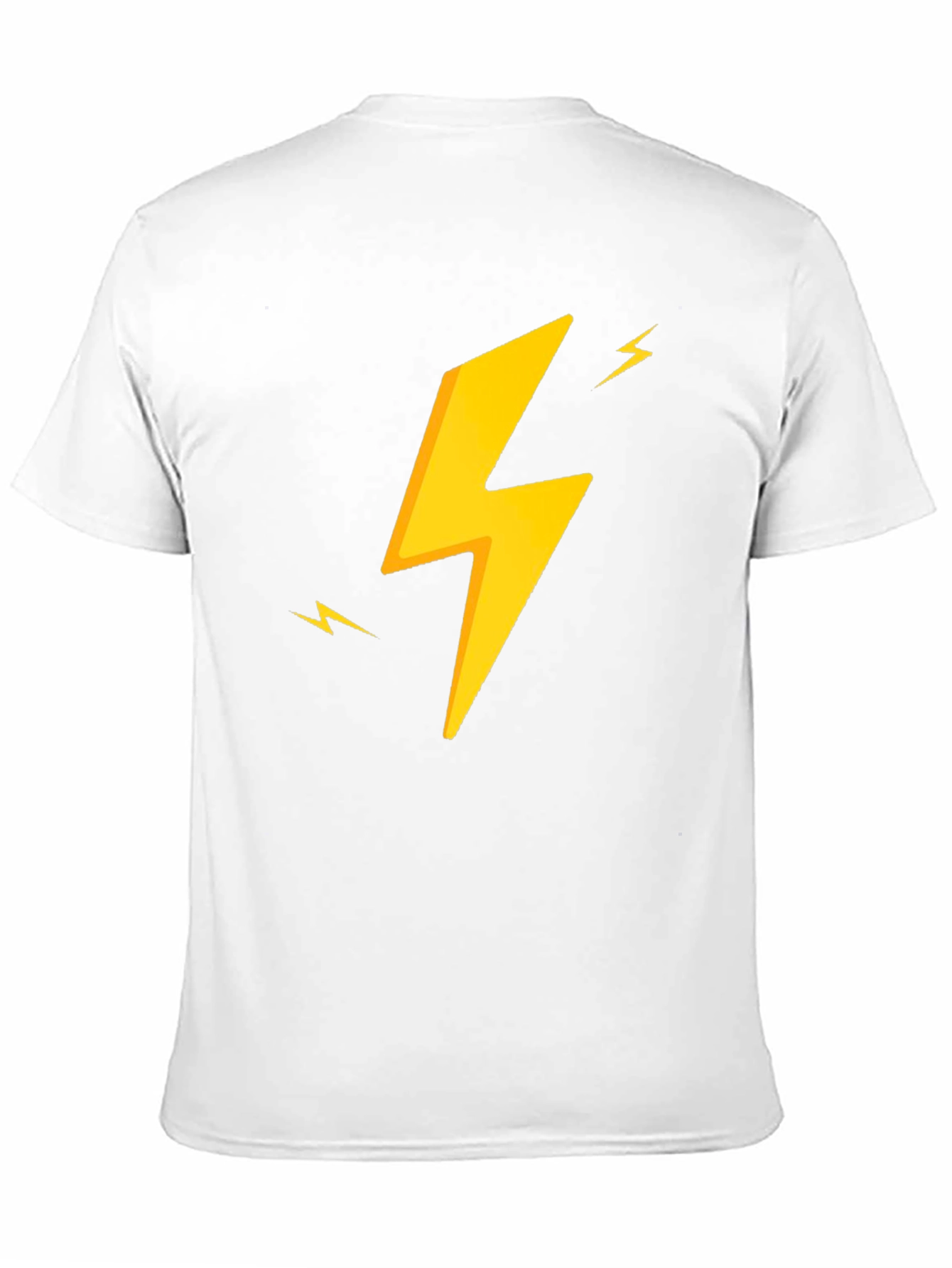 Electric Bolt Tee - Black Cotton Graphic T-Shirt
