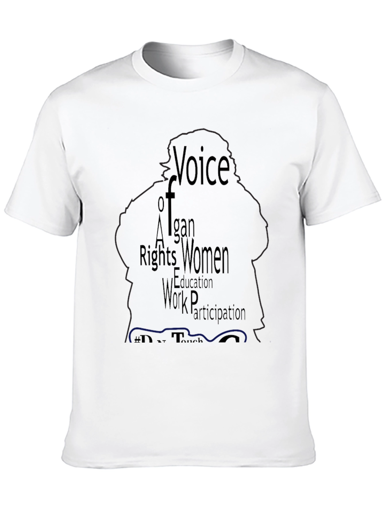 Voice of Afghan Women Black T-Shirt