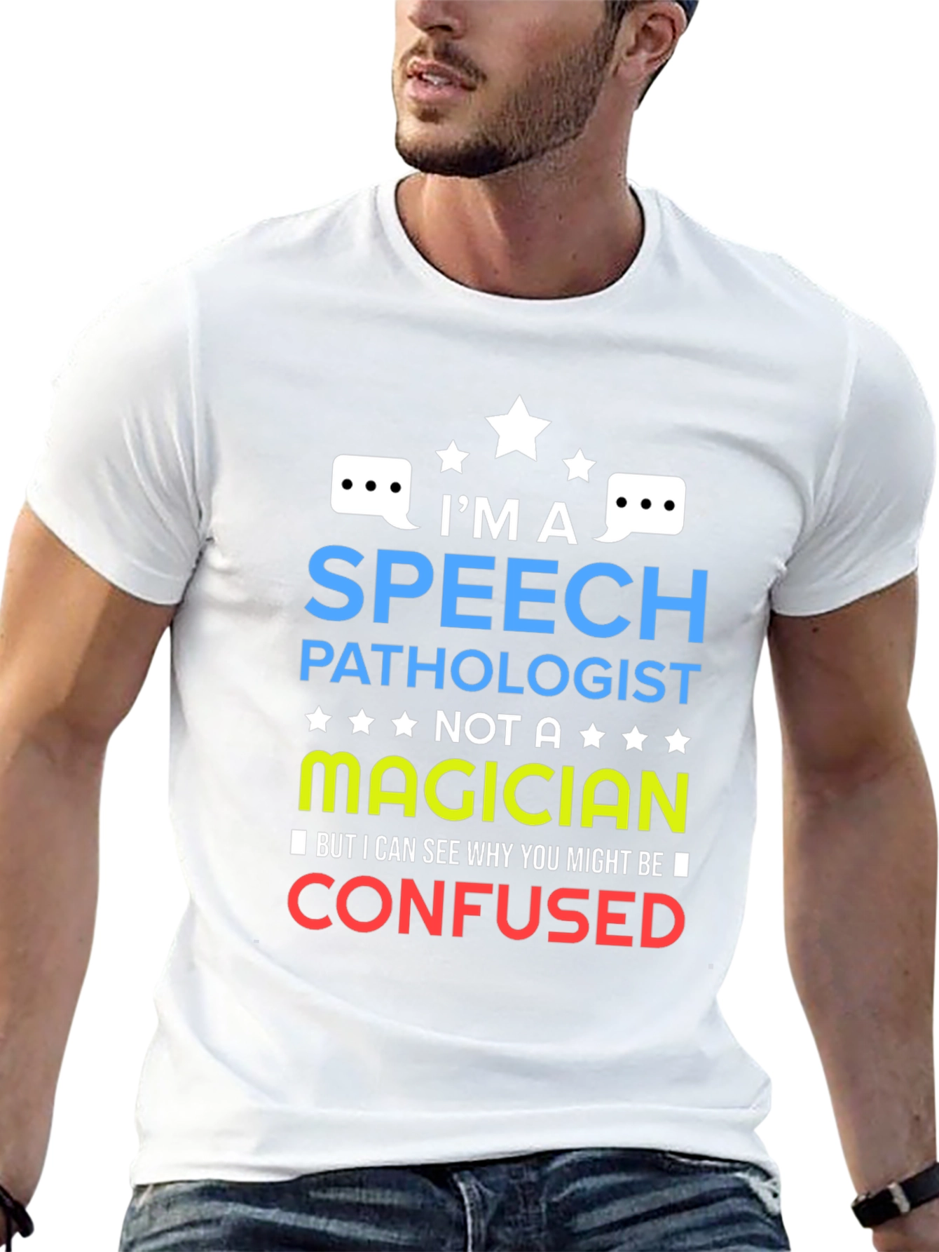 Speech Pathologist T-Shirt - Not a Magician Tee